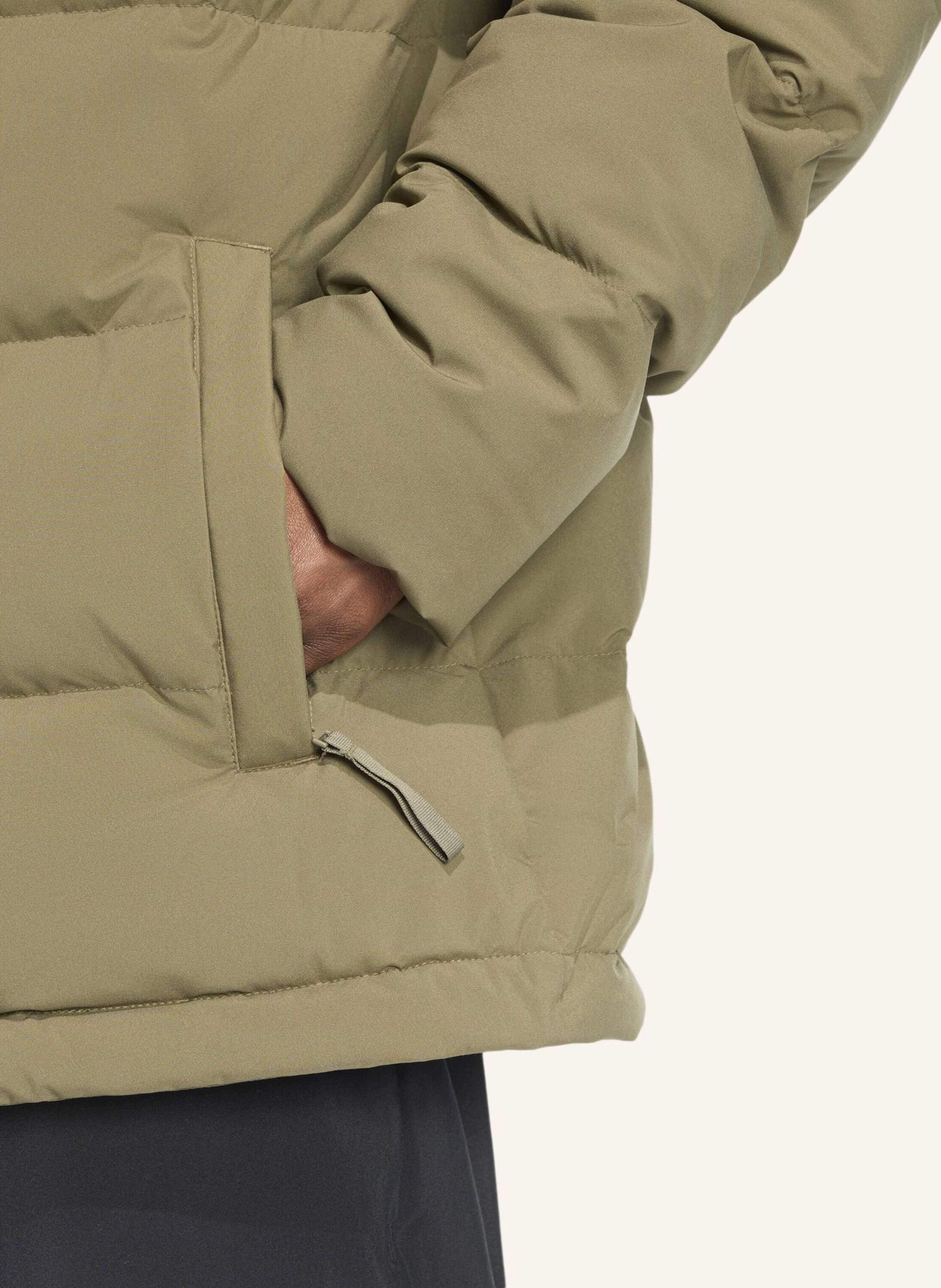 Thumbnail - Adidas Helionic Climawarm Daunenjacke Mit Kapuze gruen