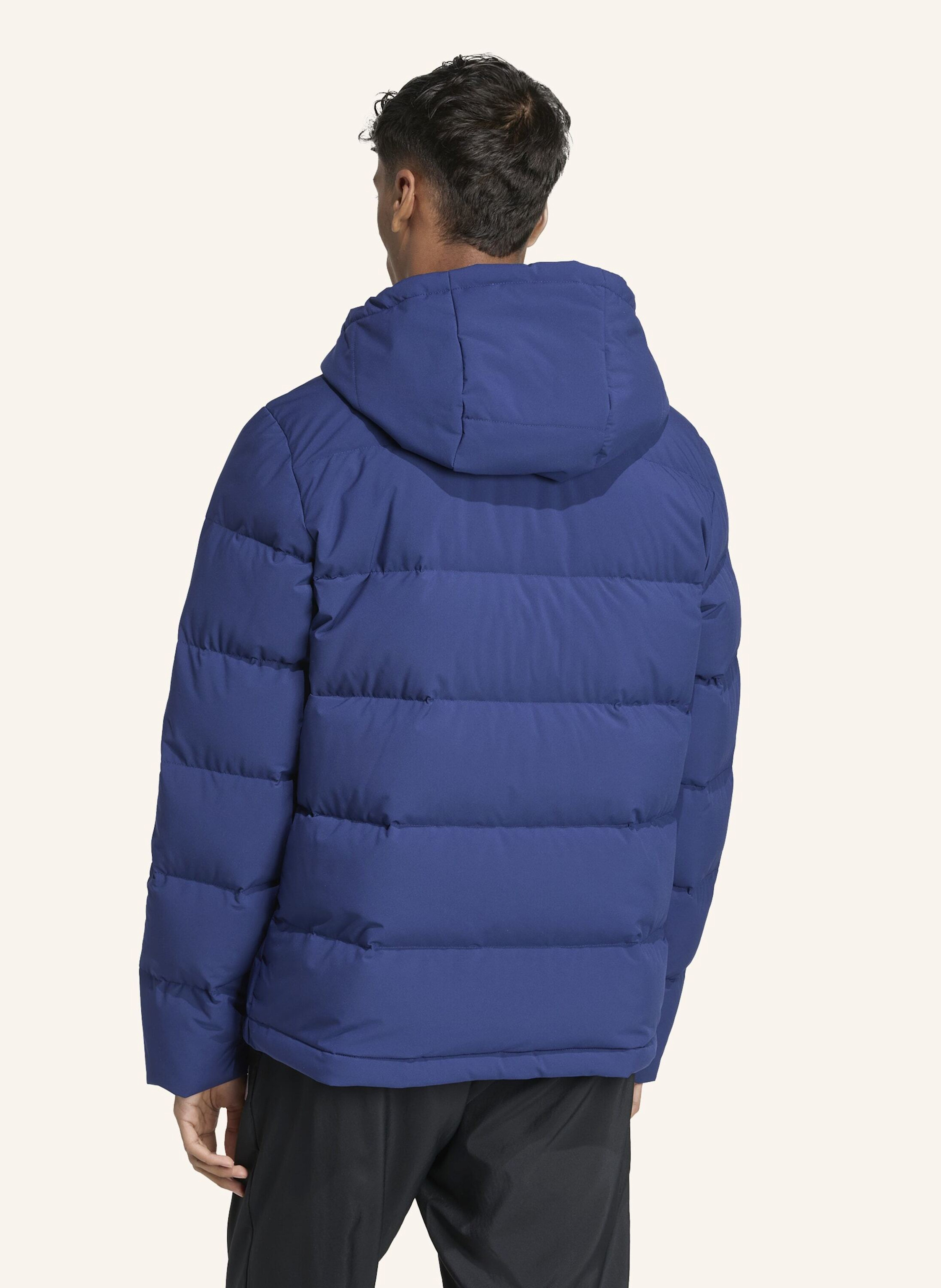 Thumbnail - Adidas Helionic Climawarm Daunenjacke Mit Kapuze blau