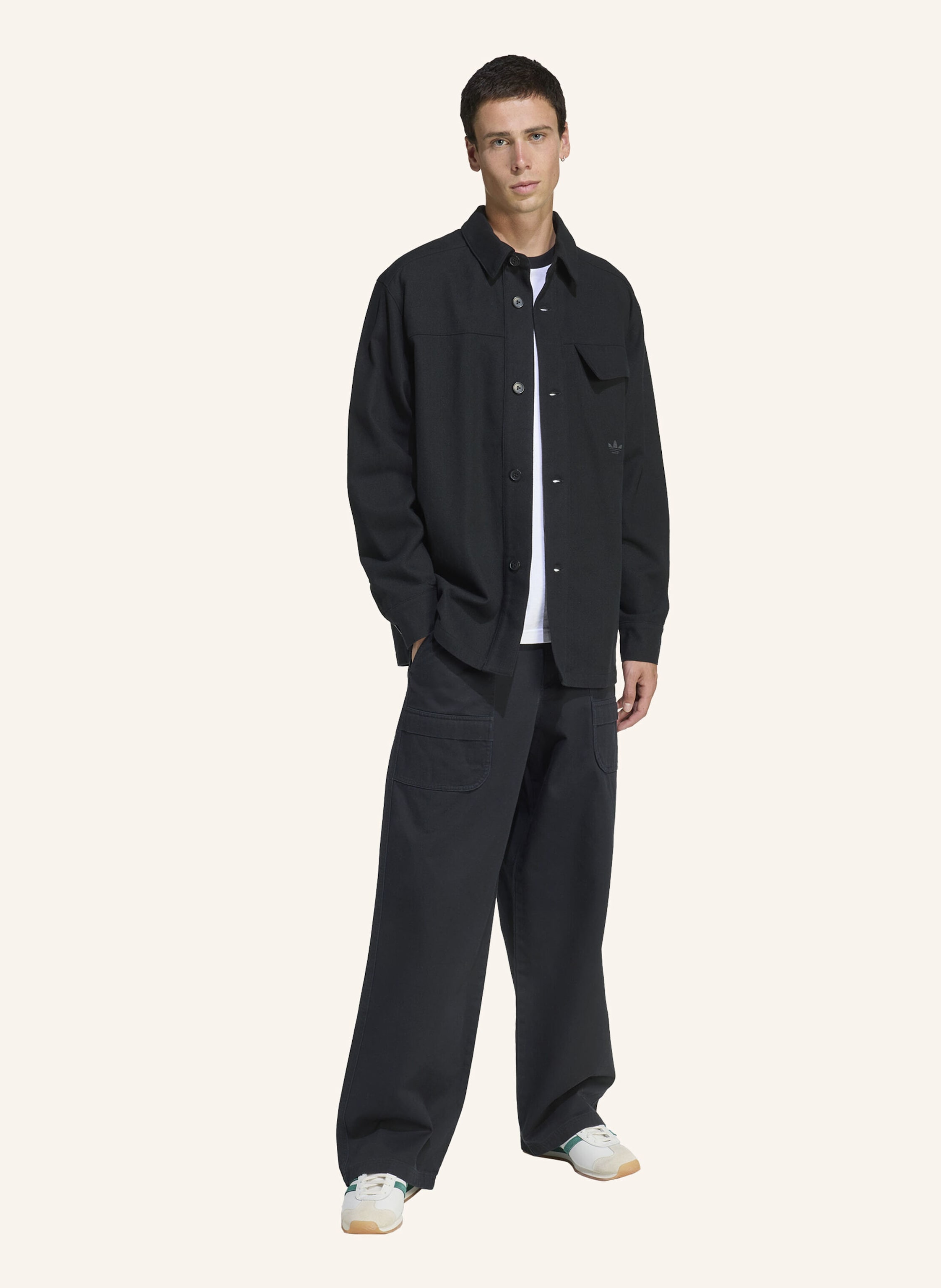 Thumbnail - Adidas Originals Hochwertiges Essentials Hemd schwarz