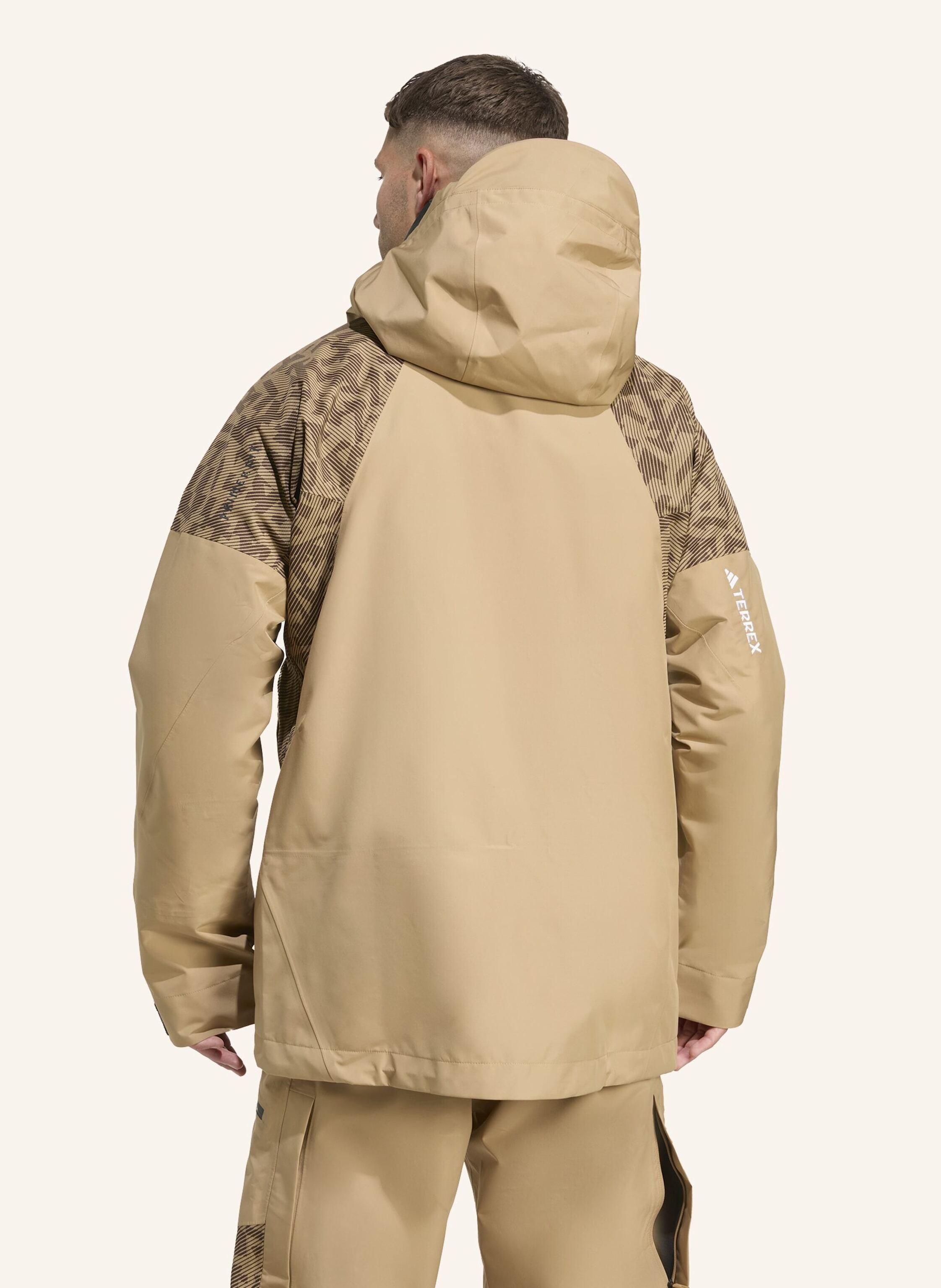 Thumbnail - Adidas Terrex Terrex Xperior Hybrid Primeknit Climaproof+ Jacke braun