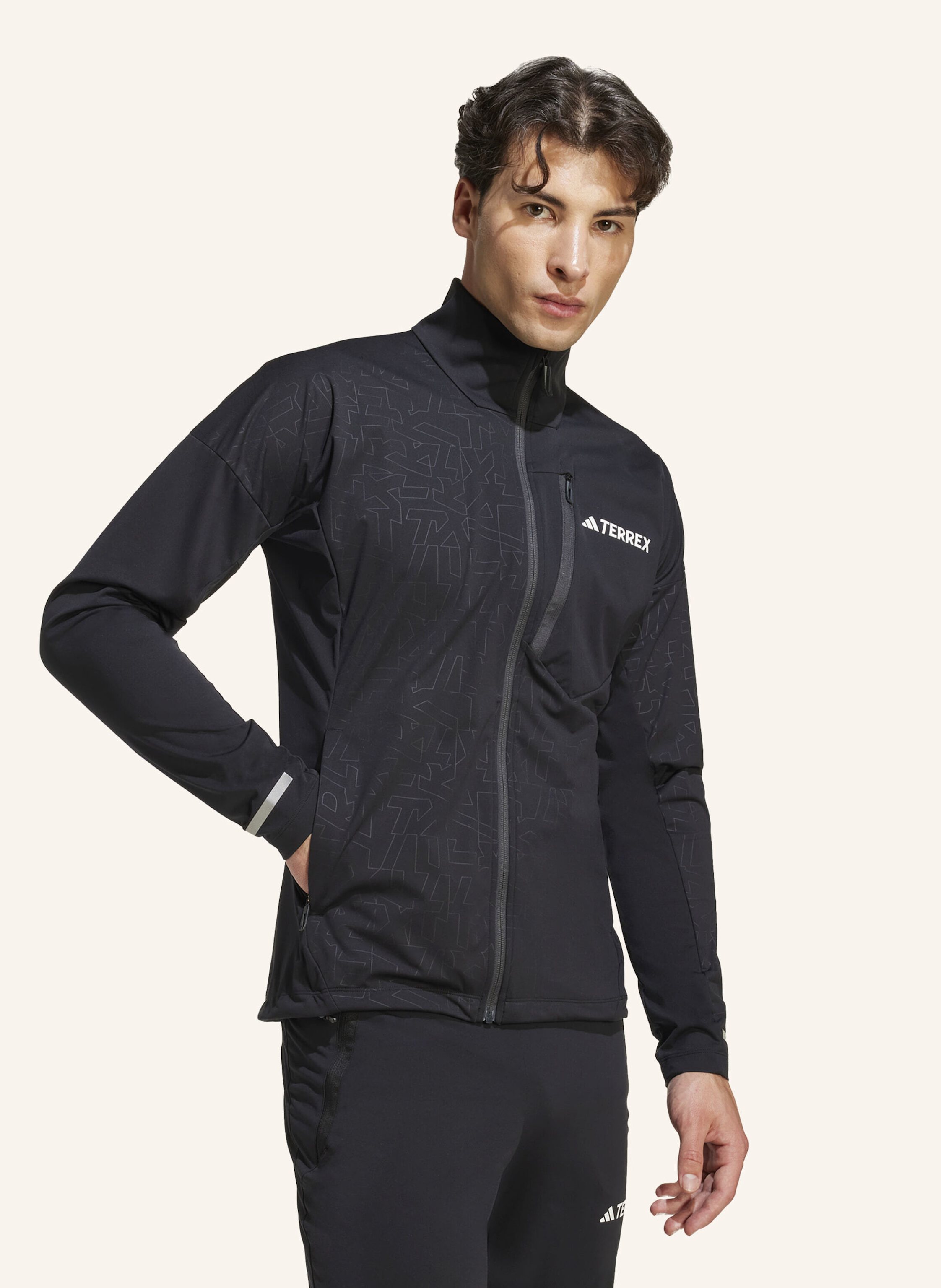 Thumbnail - Adidas Terrex Terrex Xperior Cross-Country Ski Softshell Jacke schwarz