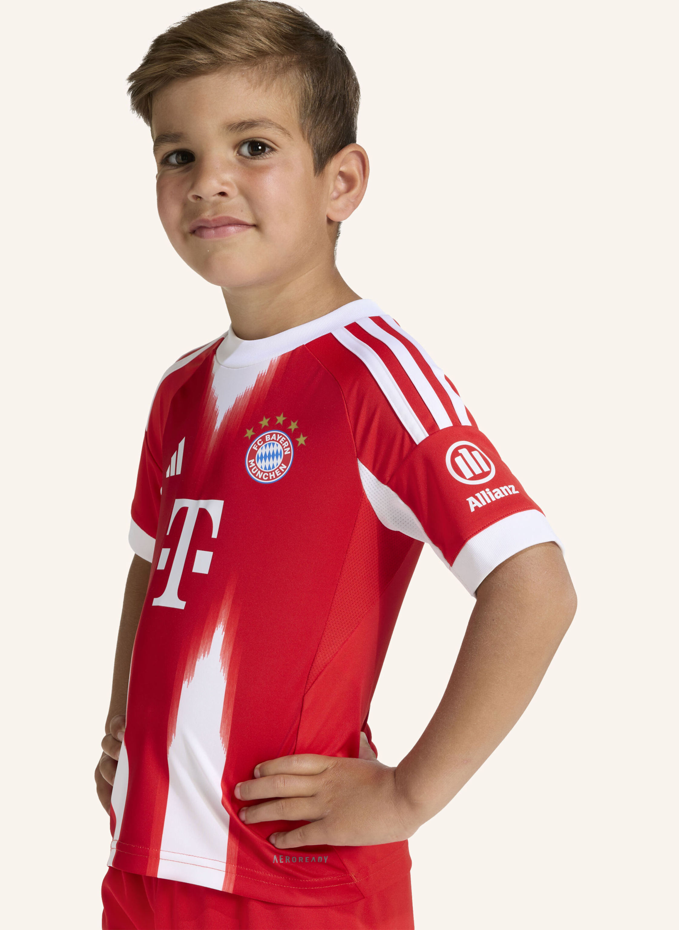 Thumbnail - Adidas Fc Bayern München 25/26 Kids Mini-Heimausrüstung rot