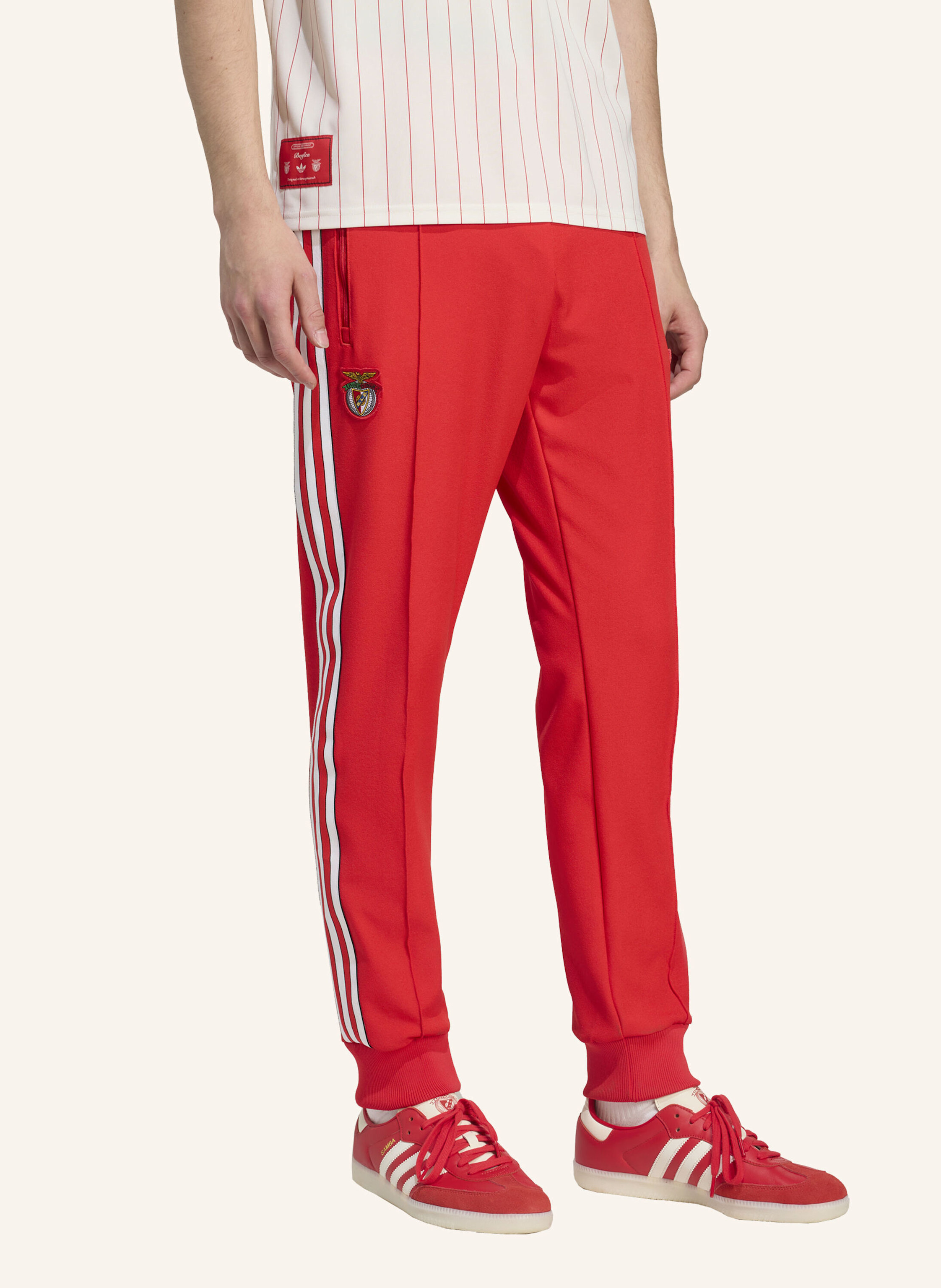 Thumbnail - Adidas Originals Benfica Lissabon Terrace Icons Trainingshose rot