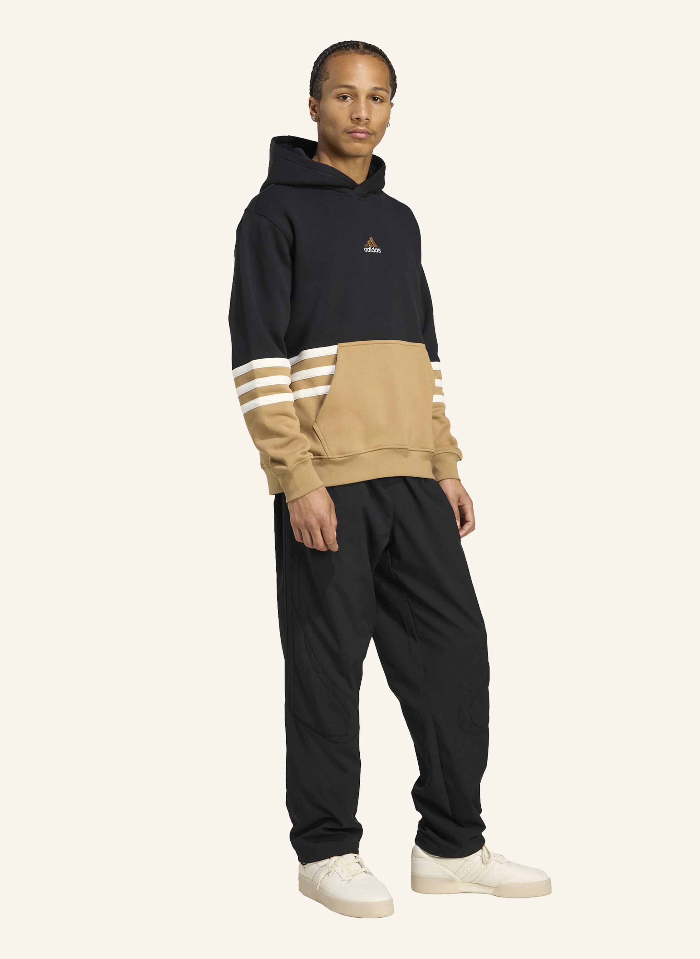 Thumbnail - Adidas Originals Archive Cutline Hoodie schwarz