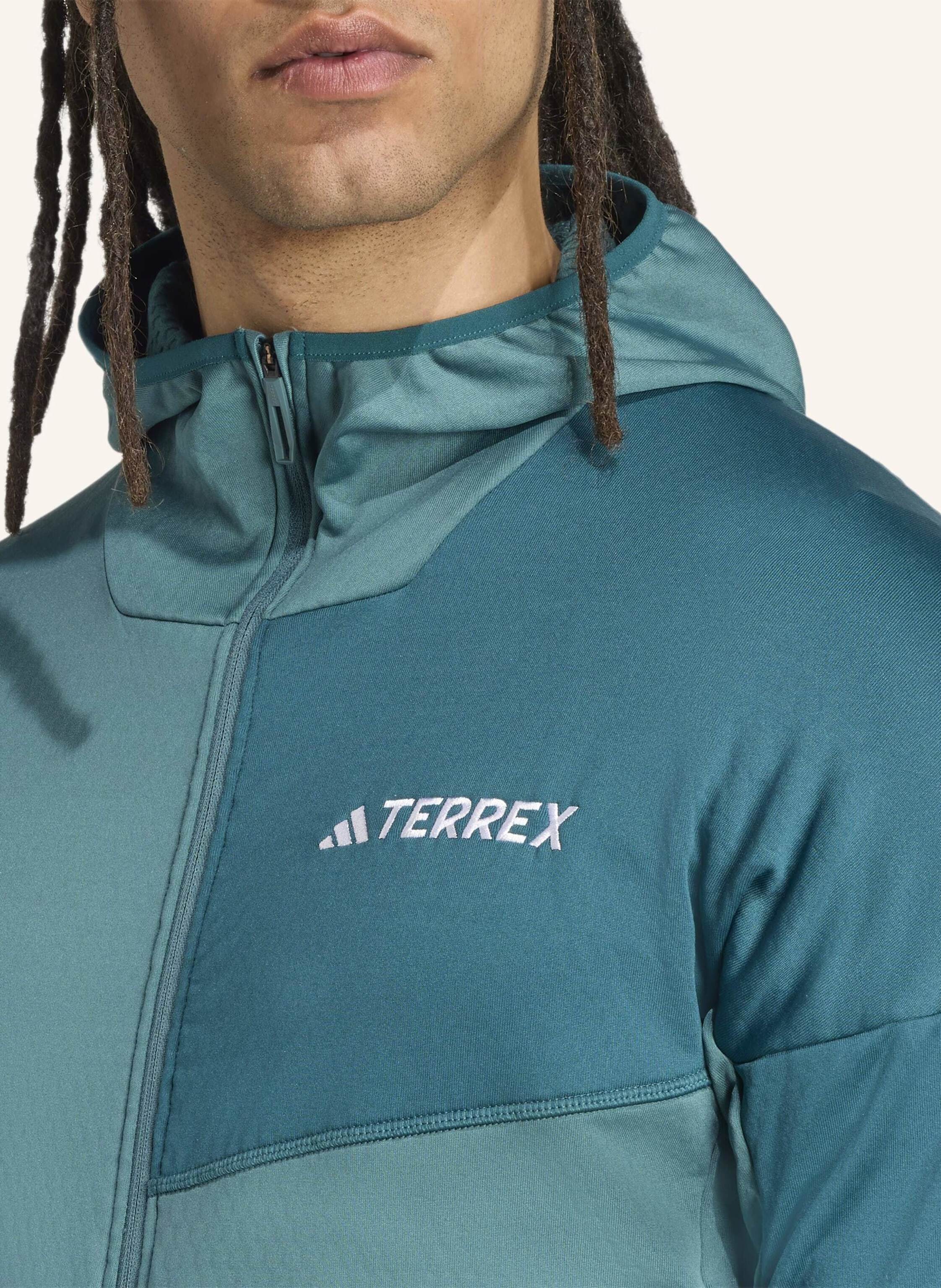 Thumbnail - Adidas Terrex Terrex Xperior Climawarm Leichte Fleece-Kapuzenjacke gruen