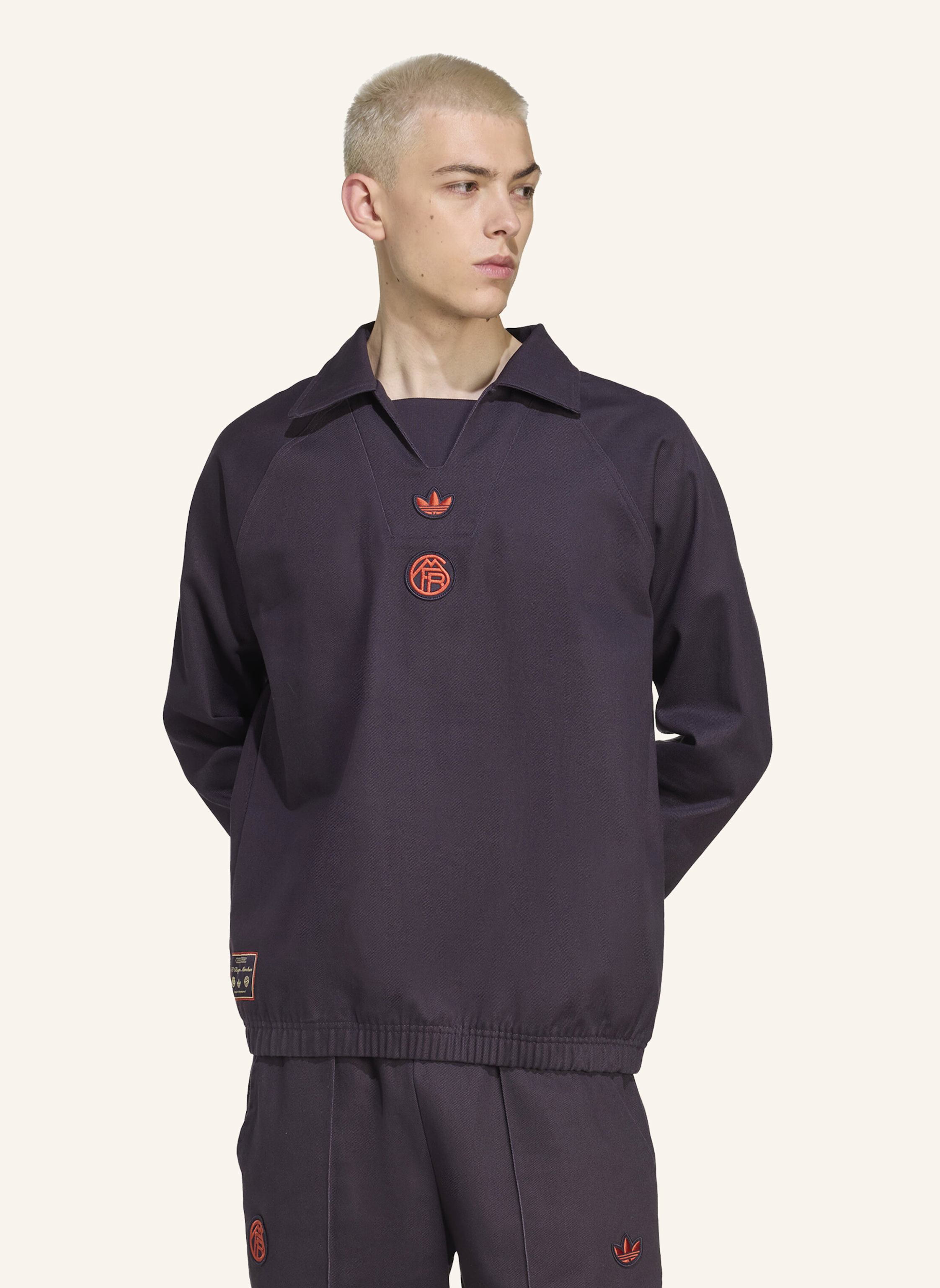 Thumbnail - Adidas Originals Fc Bayern München Terrace Icons Drill Top lila