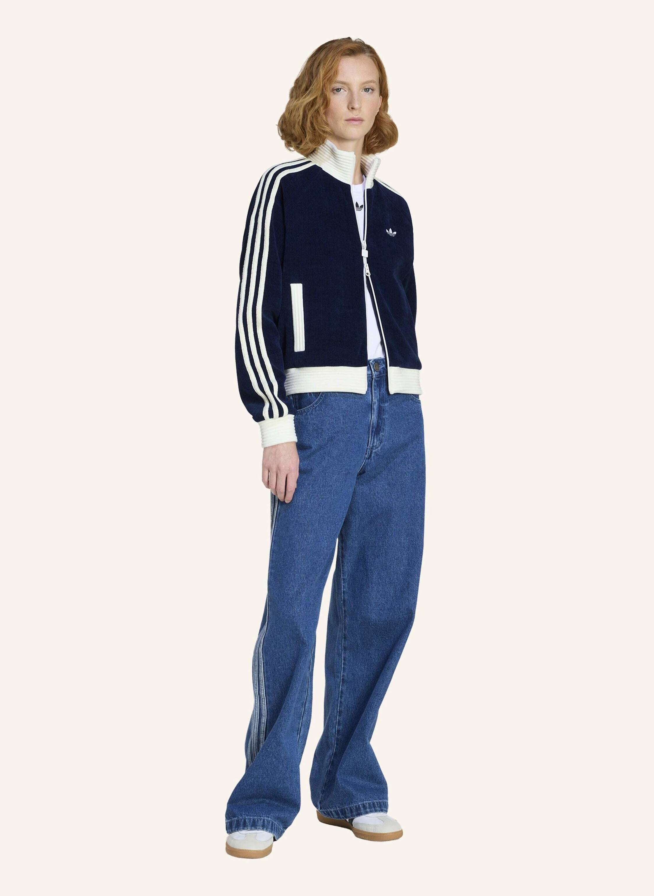 Thumbnail - Adidas Originals Adidas Originals Velour Knit Track Top blau