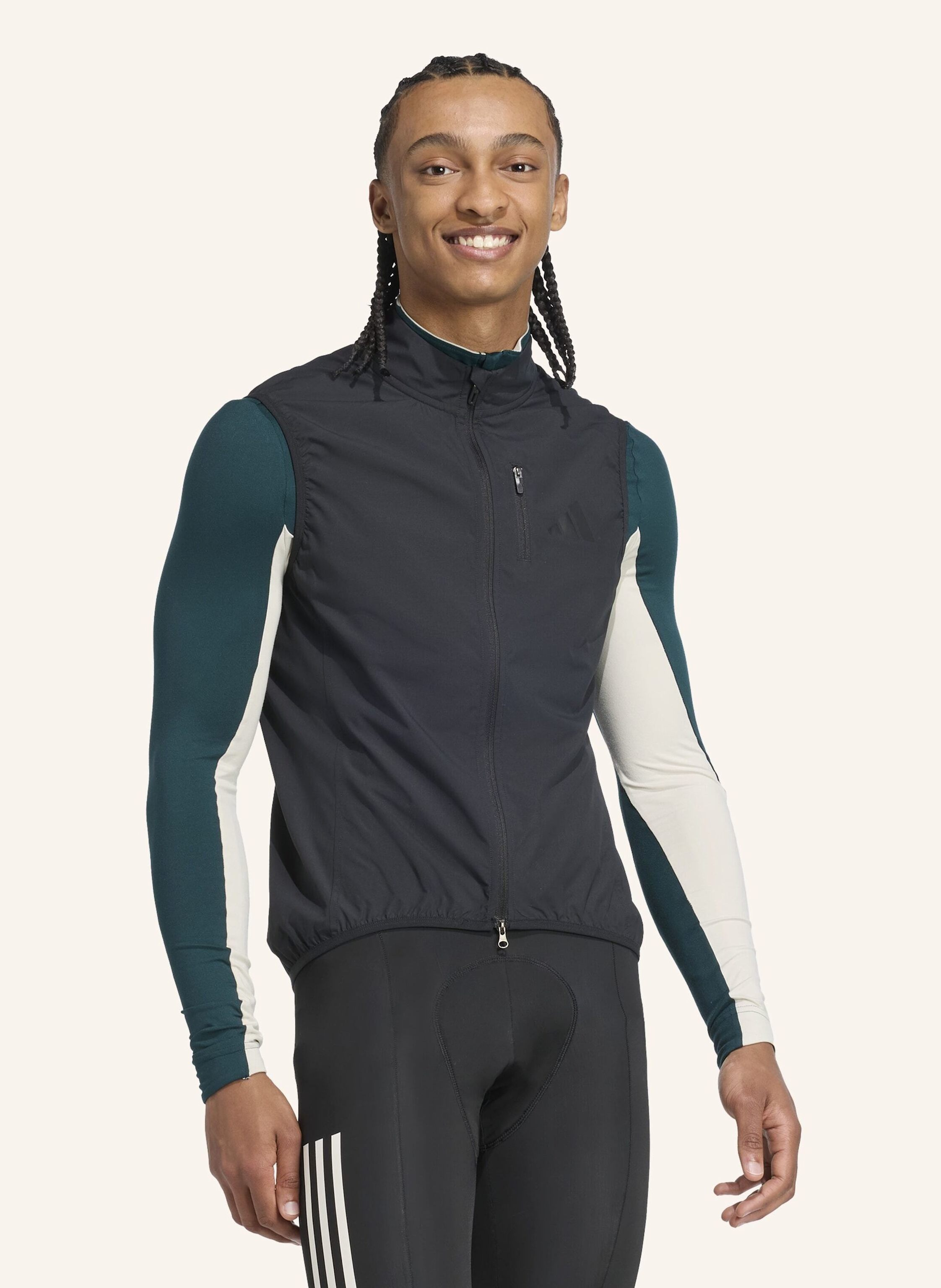 Thumbnail - Adidas Essentials Winddichte Weste schwarz