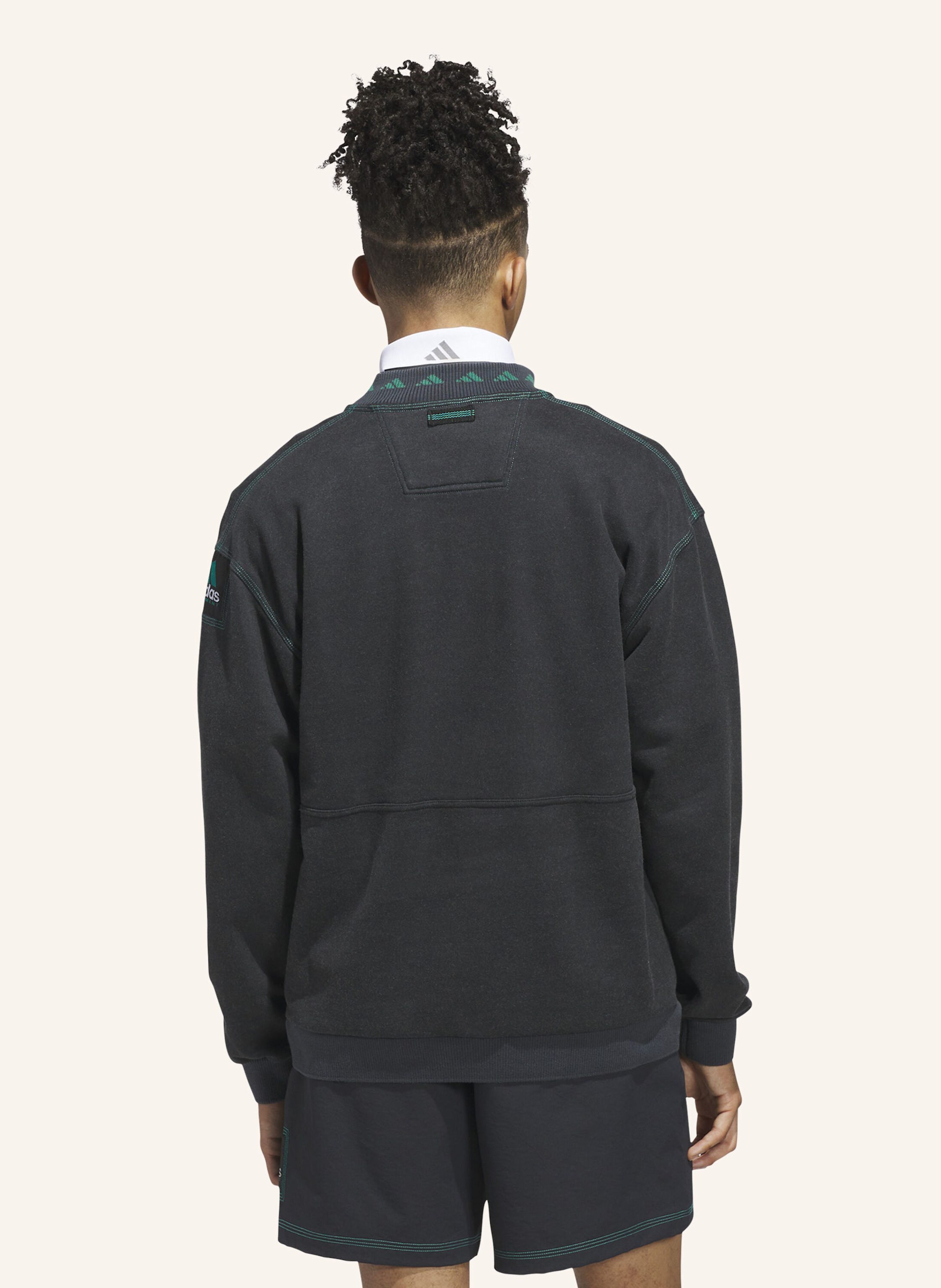 Thumbnail - Adidas Equipment Quarter-Zip Oberteil schwarz