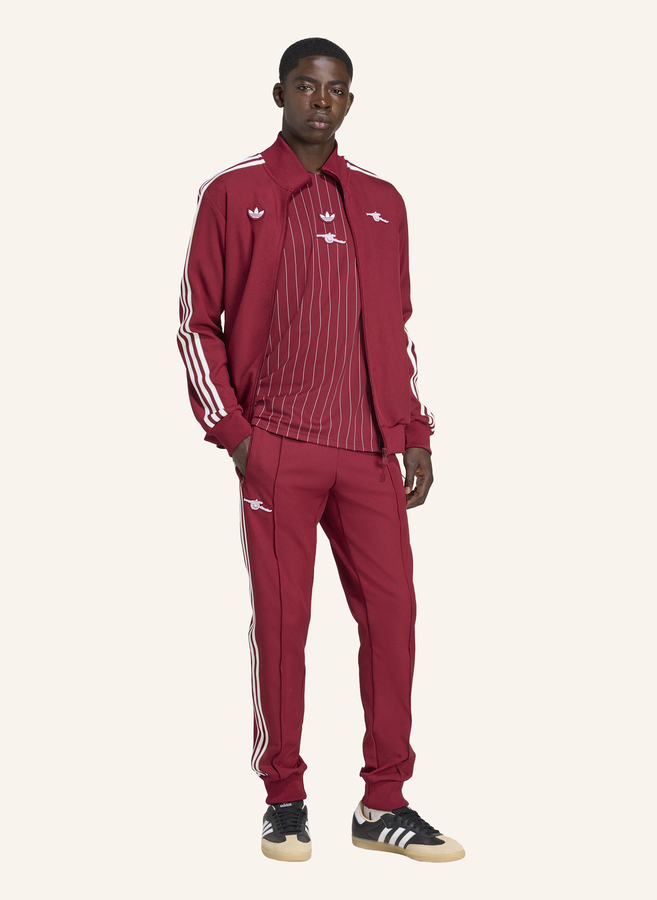 Thumbnail - Adidas Originals Fc Arsenal Terrace Icons Trainingshose rot