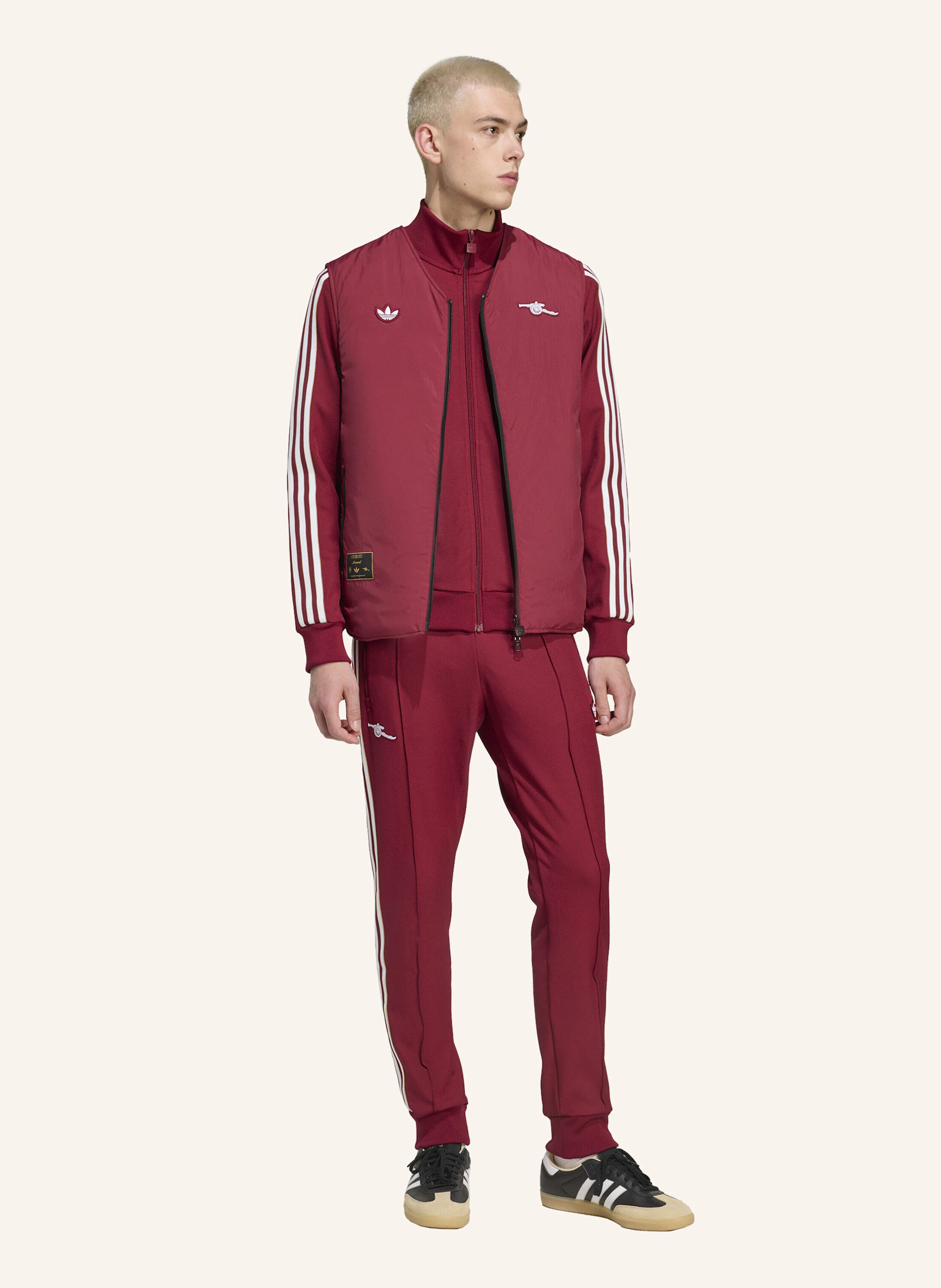 Thumbnail - Adidas Originals Fc Arsenal Terrace Icons Weste rot