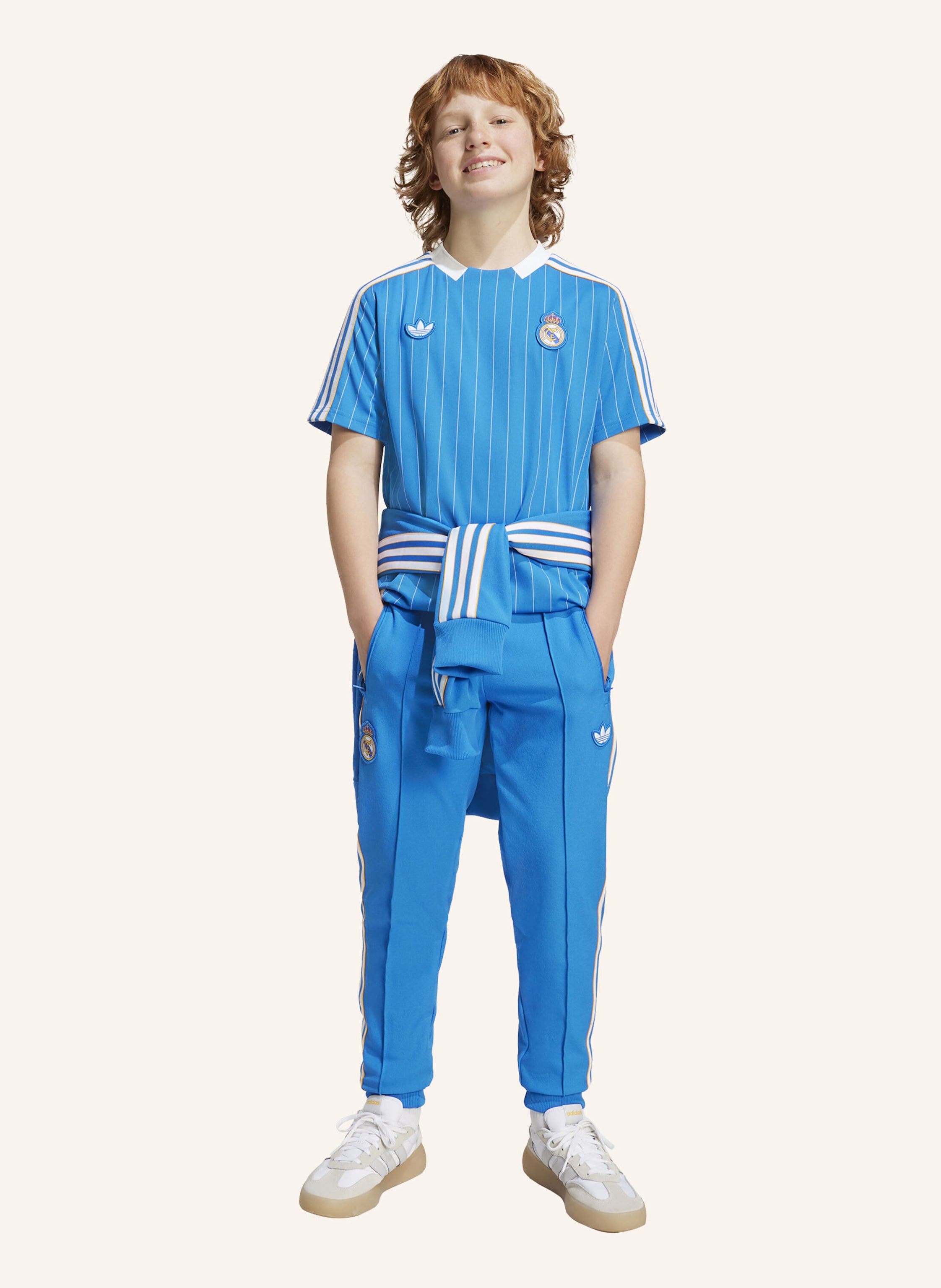 Thumbnail - Adidas Originals Real Madrid Terrace Icons Trikot blau