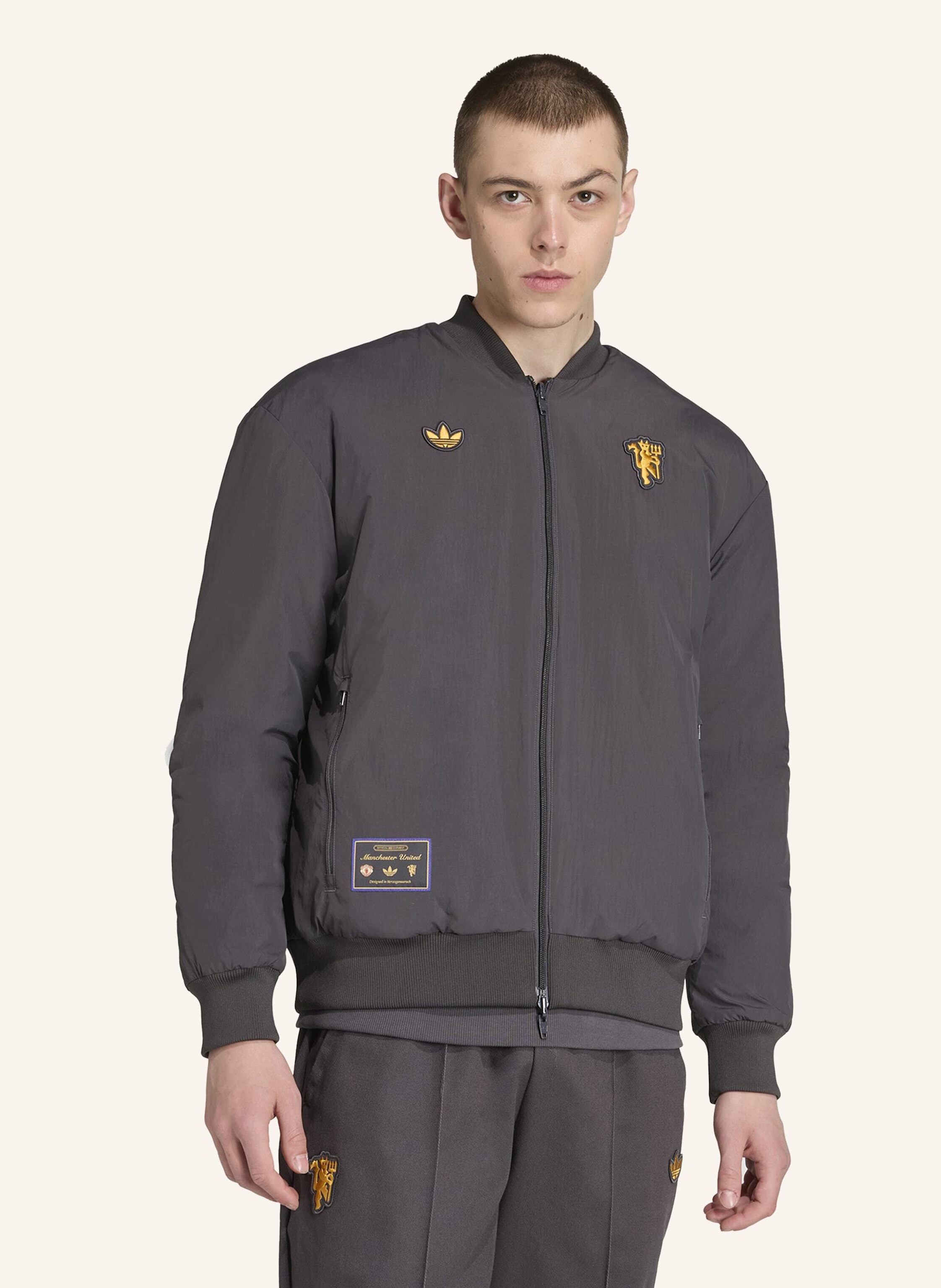 Thumbnail - Adidas Originals Manchester United Terrace Icons Jacke schwarz