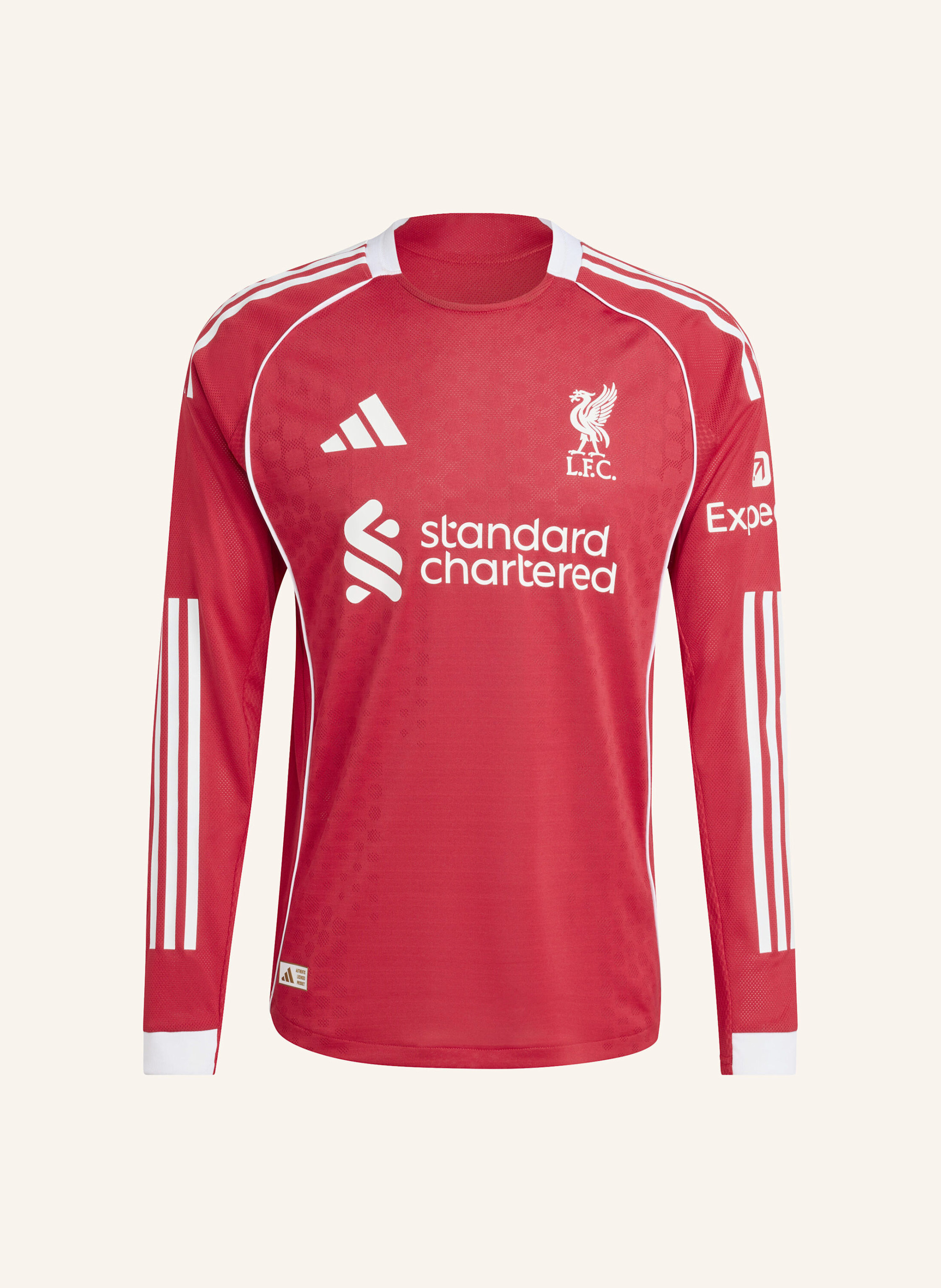 Adidas Fc Liverpool 25/26 Langärmeliges Heimtrikot Authentic rot