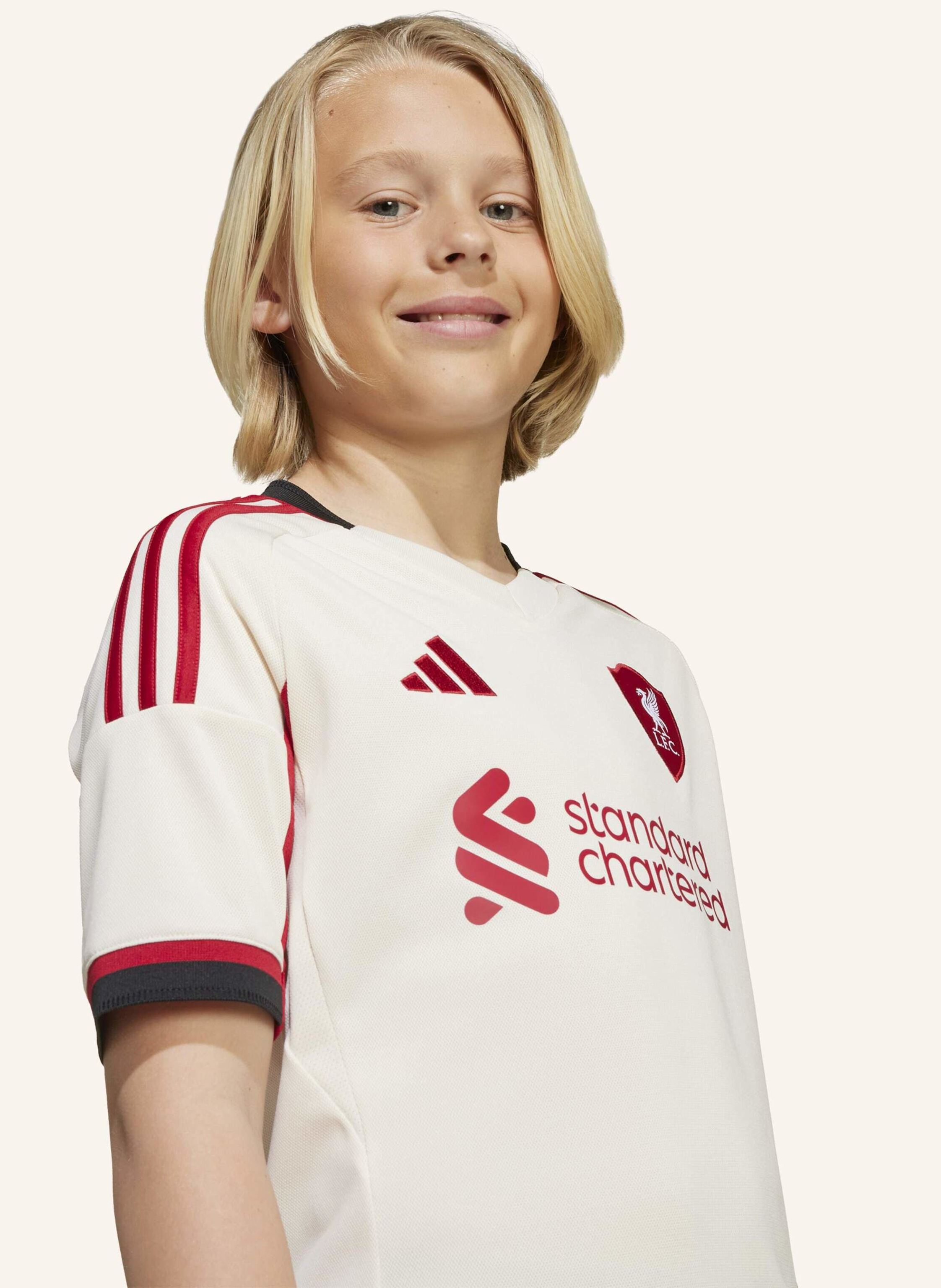 Thumbnail - Adidas Liverpool Fc 25/26 Kids Auswärtstrikot weiss