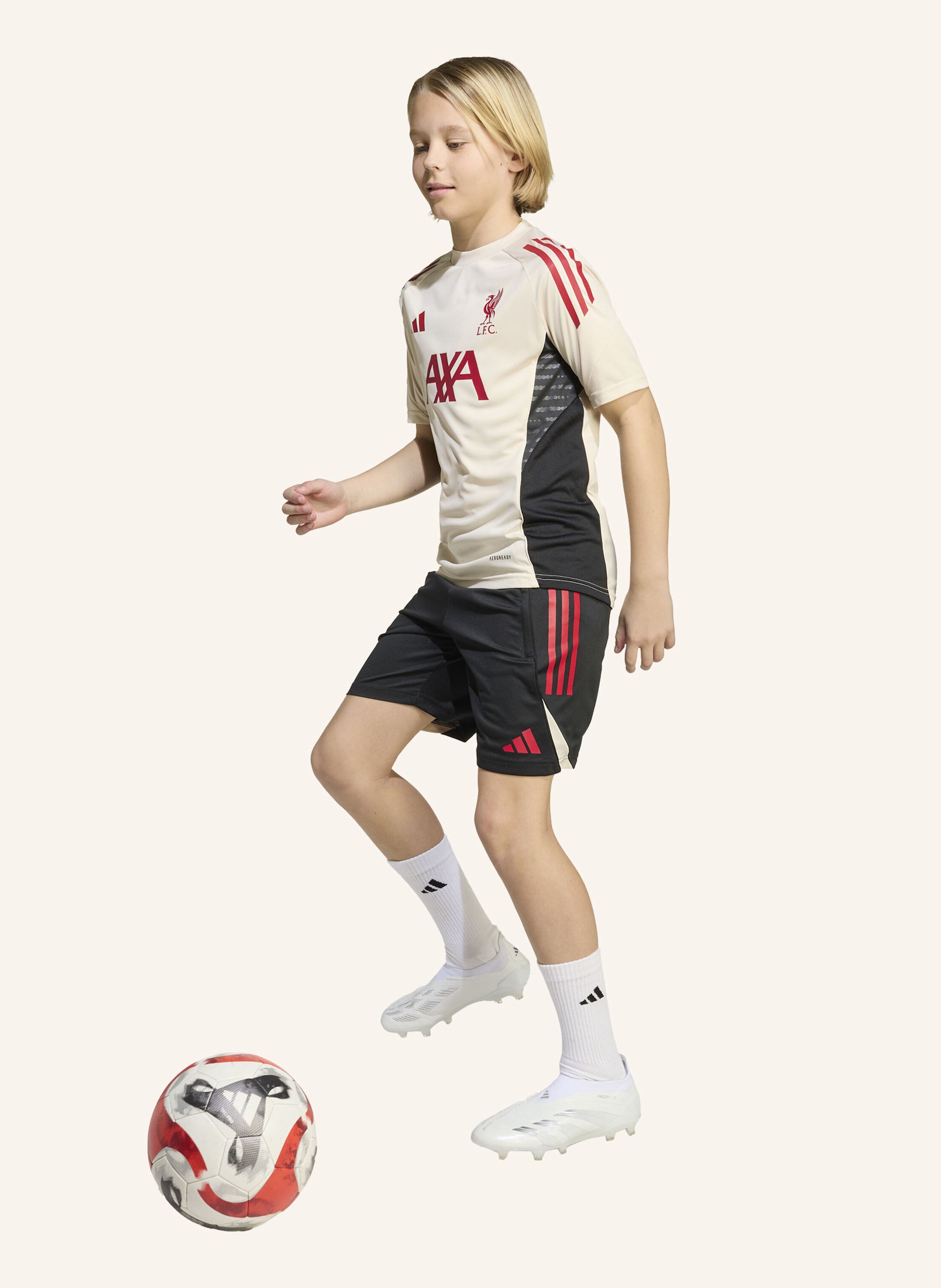 Thumbnail - Adidas Fc Liverpool Tiro 25 Competition Trainingstrikot Kinder weiss