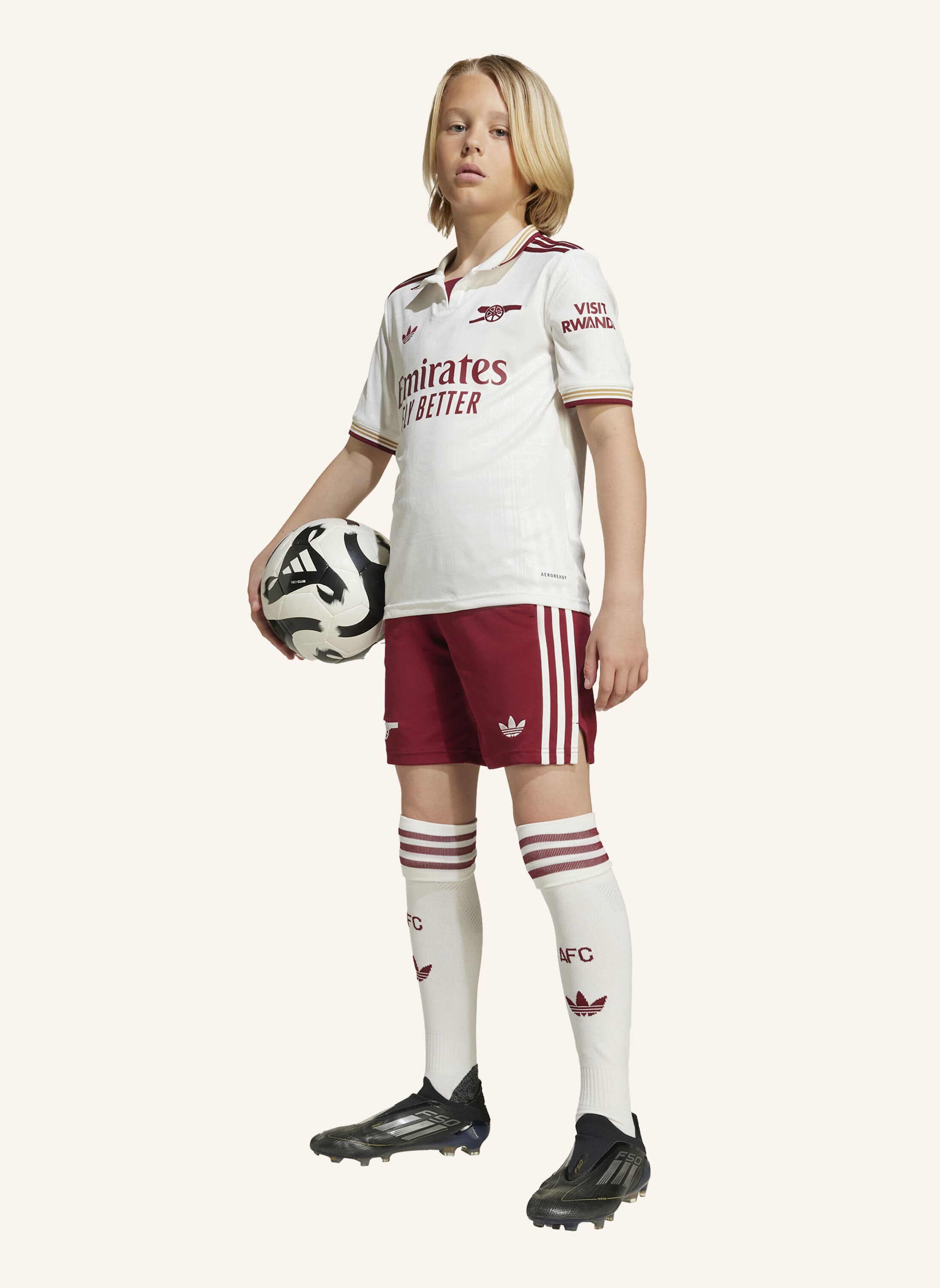 Thumbnail - Adidas Fc Arsenal 25/26 Ausweichtrikot weiss