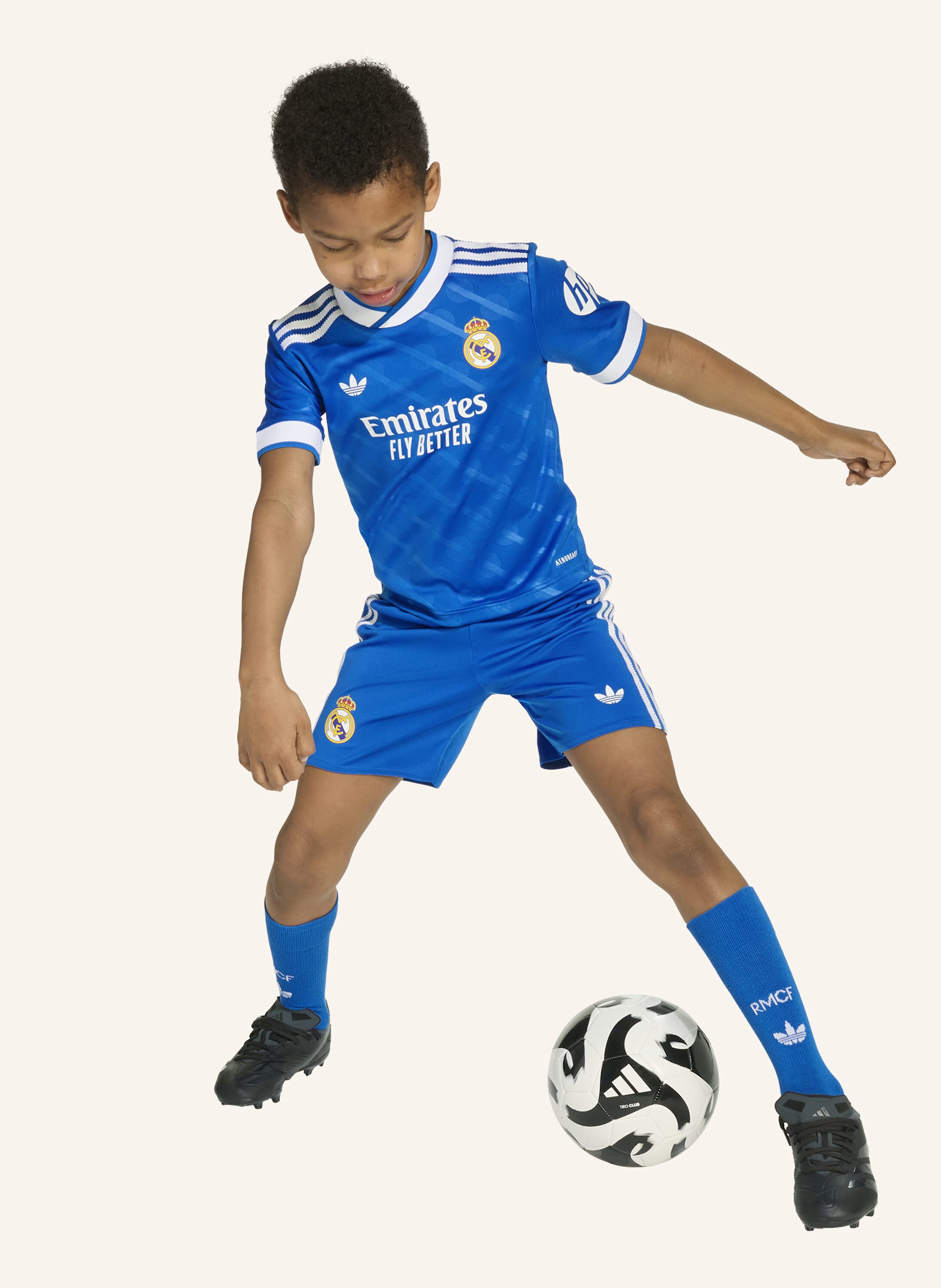 Thumbnail - Adidas Real Madrid 25/26 Ausweichausrüstung Für Kinder blau