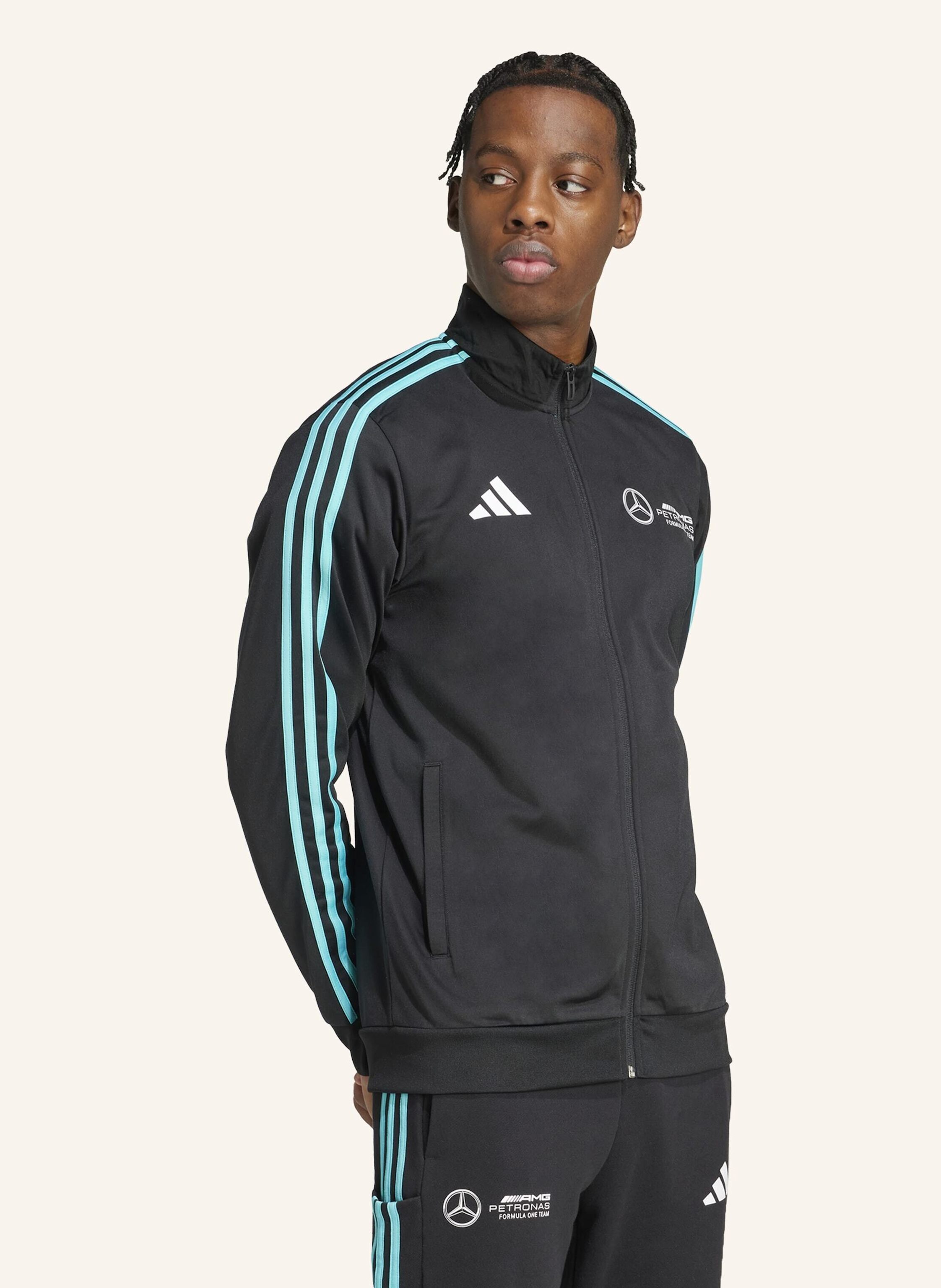 Thumbnail - Adidas Mercedes - Amg Petronas Formula One Team Dna Trainingsjacke schwarz