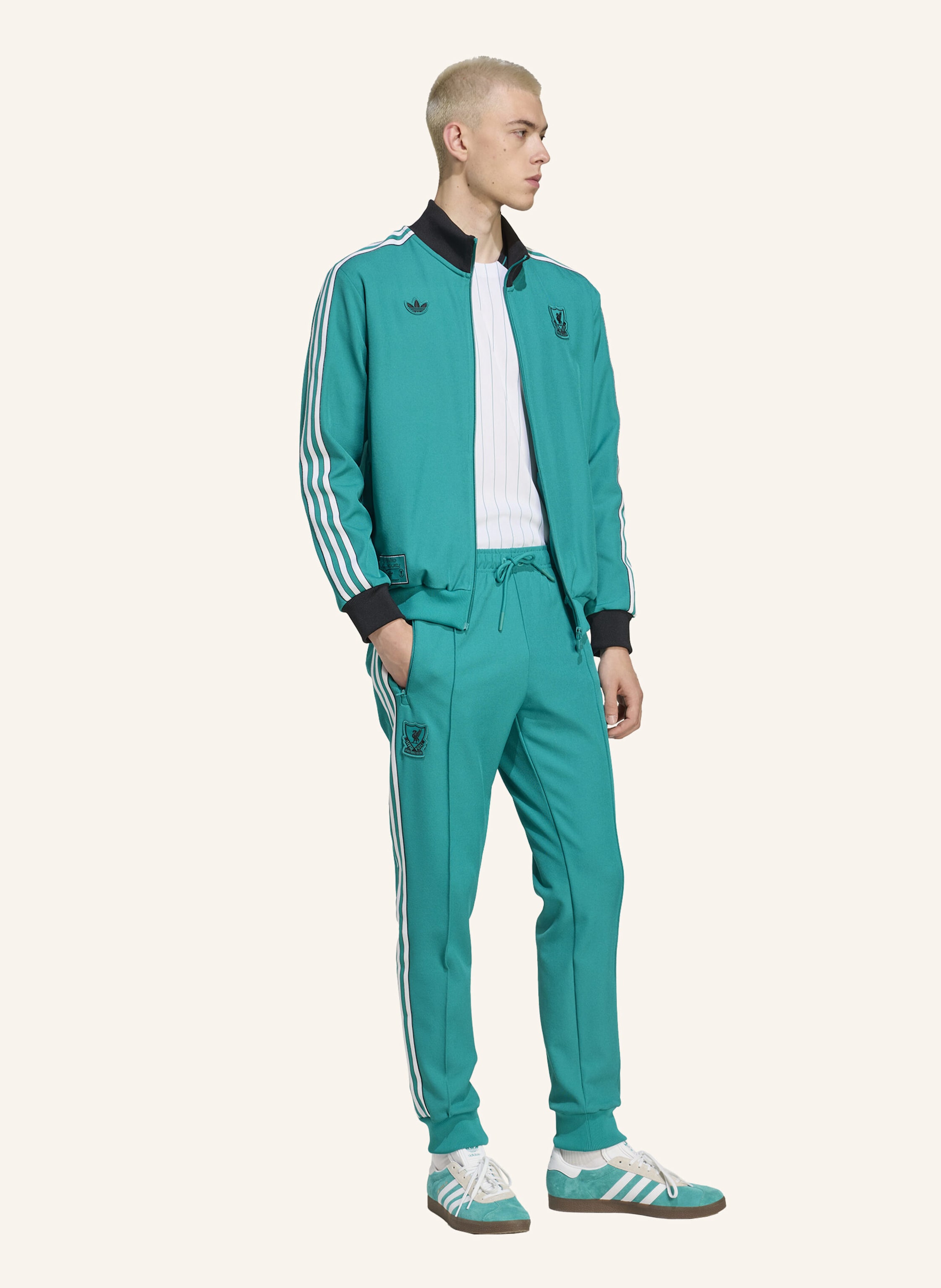 Thumbnail - Adidas Originals Fc Liverpool Terrace Icons Track Top gruen