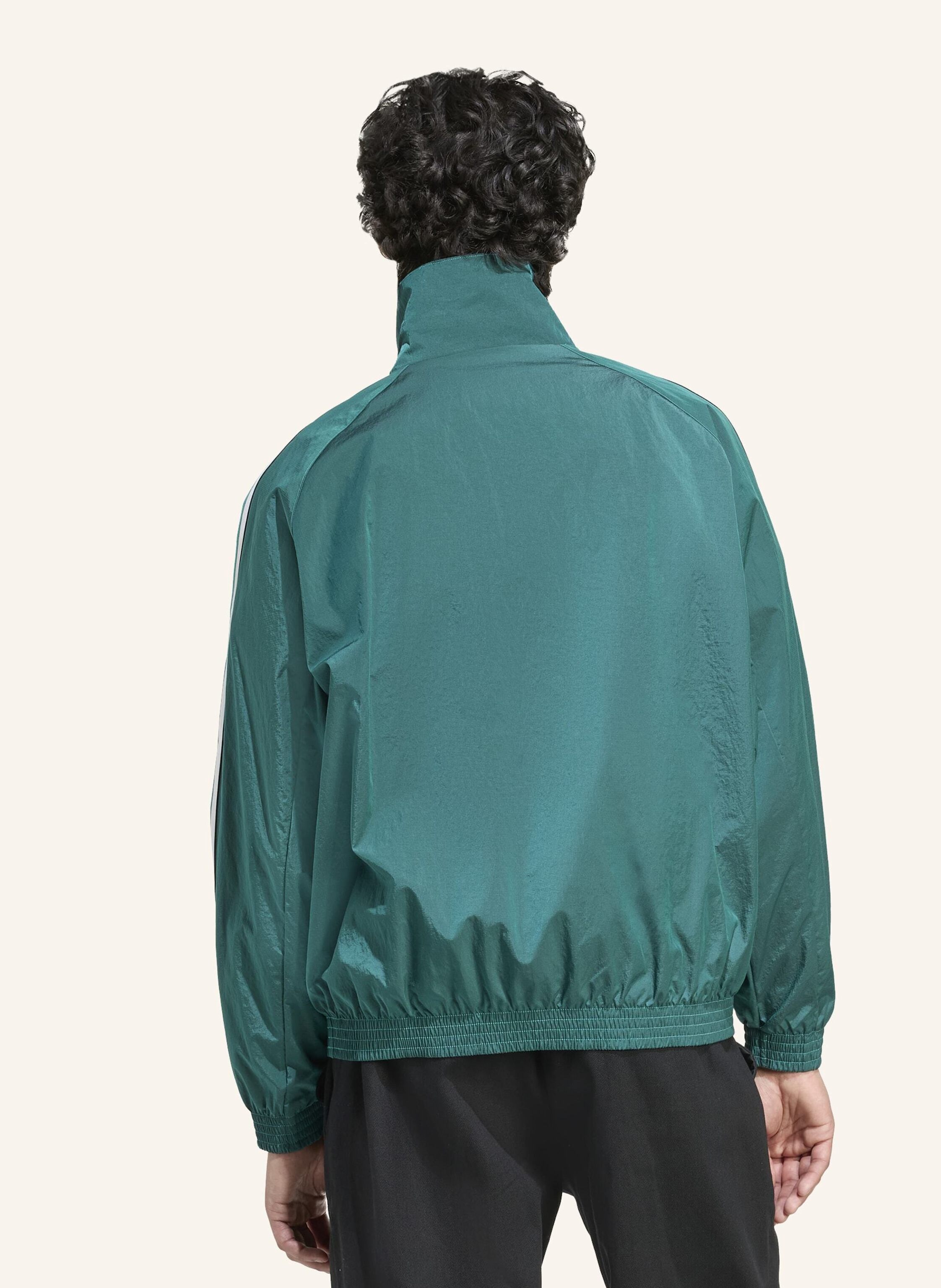Thumbnail - Adidas Originals Fc Liverpool Terrace Icons Jacke Mit Reissverschluss Bis Zur Brust gruen