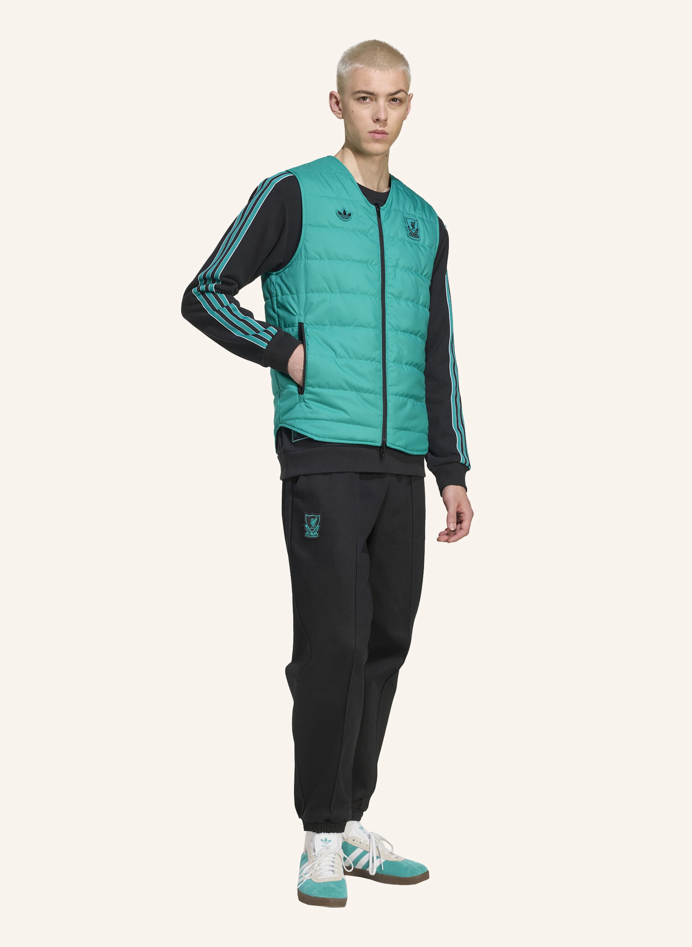 Thumbnail - Adidas Originals Liverpool Fc Terrace Icons Weste schwarz