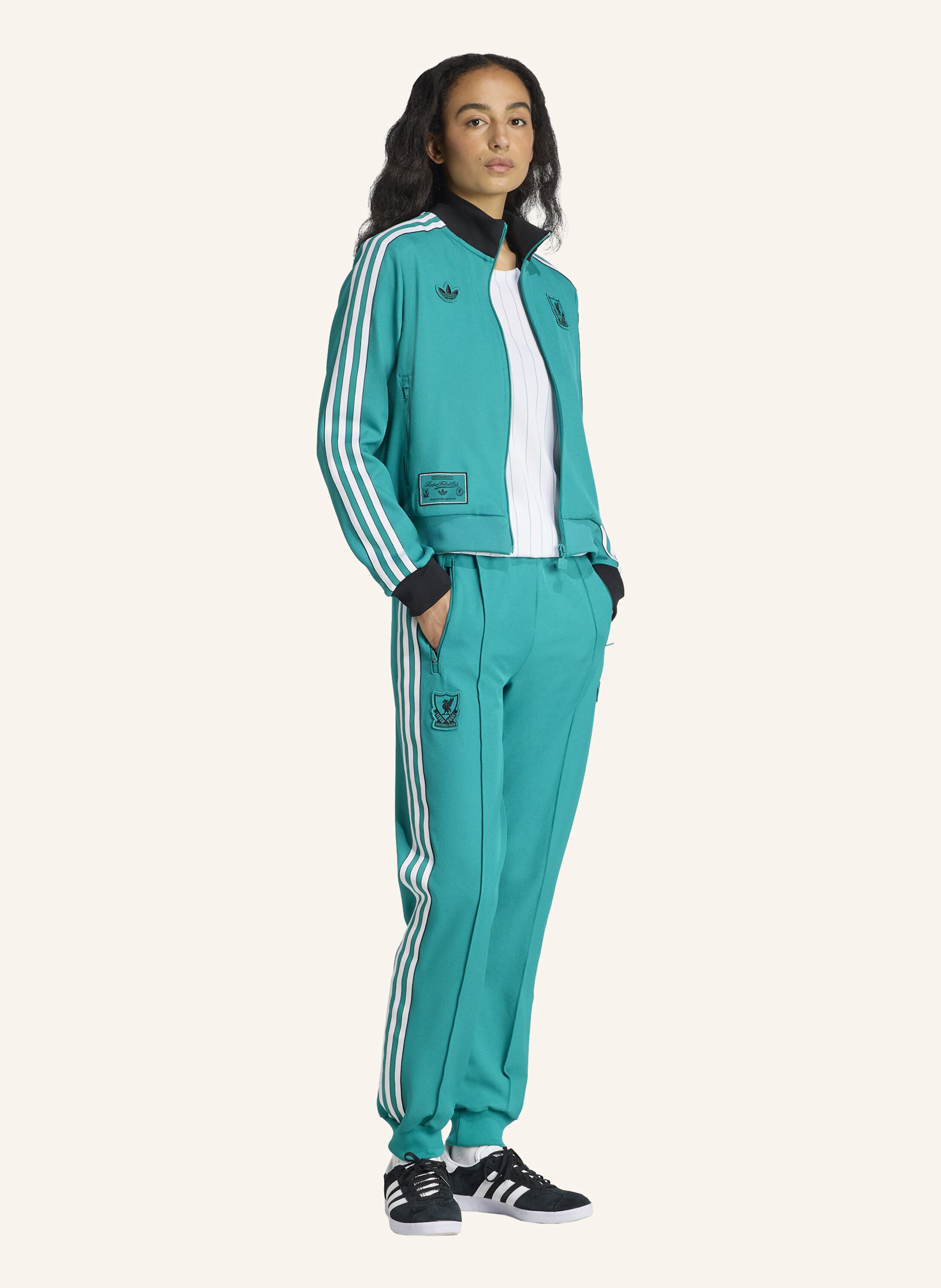 Thumbnail - Adidas Originals Fc Liverpool Terrace Icons Trainingshose gruen