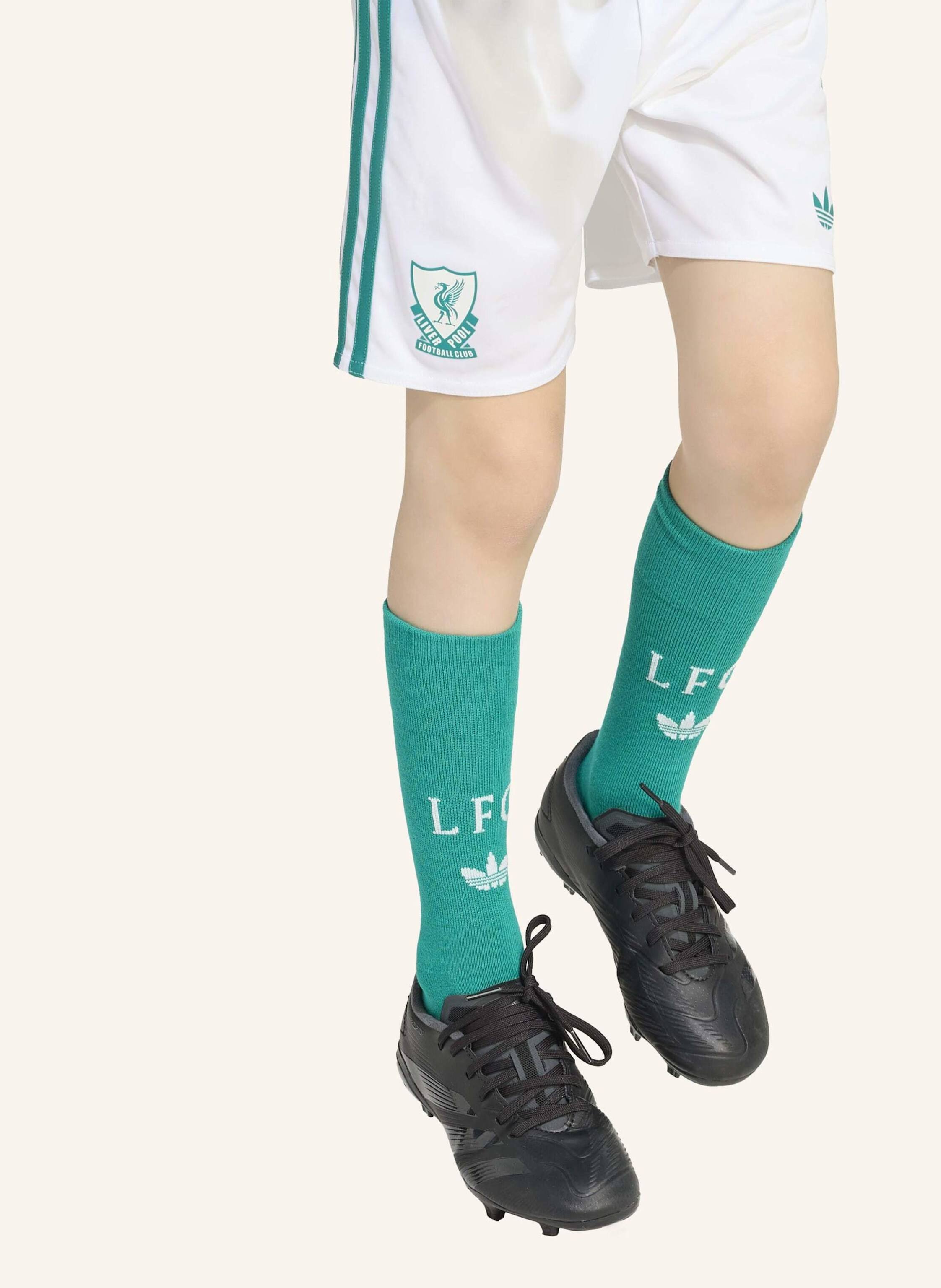 Thumbnail - Adidas Fc Liverpool 25/26 Ausweichausrüstung Für Kinder gruen