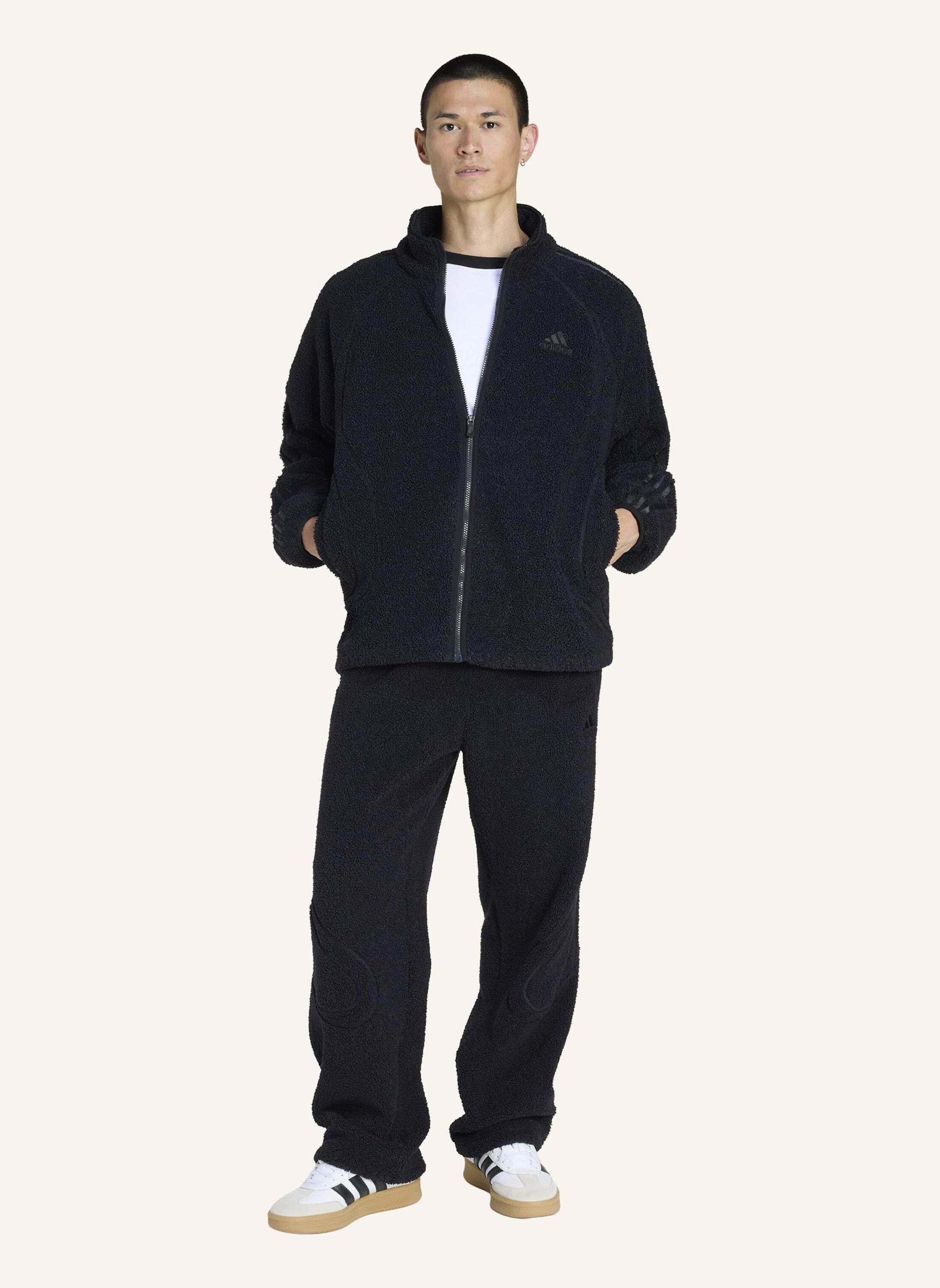Thumbnail - Adidas Originals Borg Fleece Teamgeist Tracktop schwarz