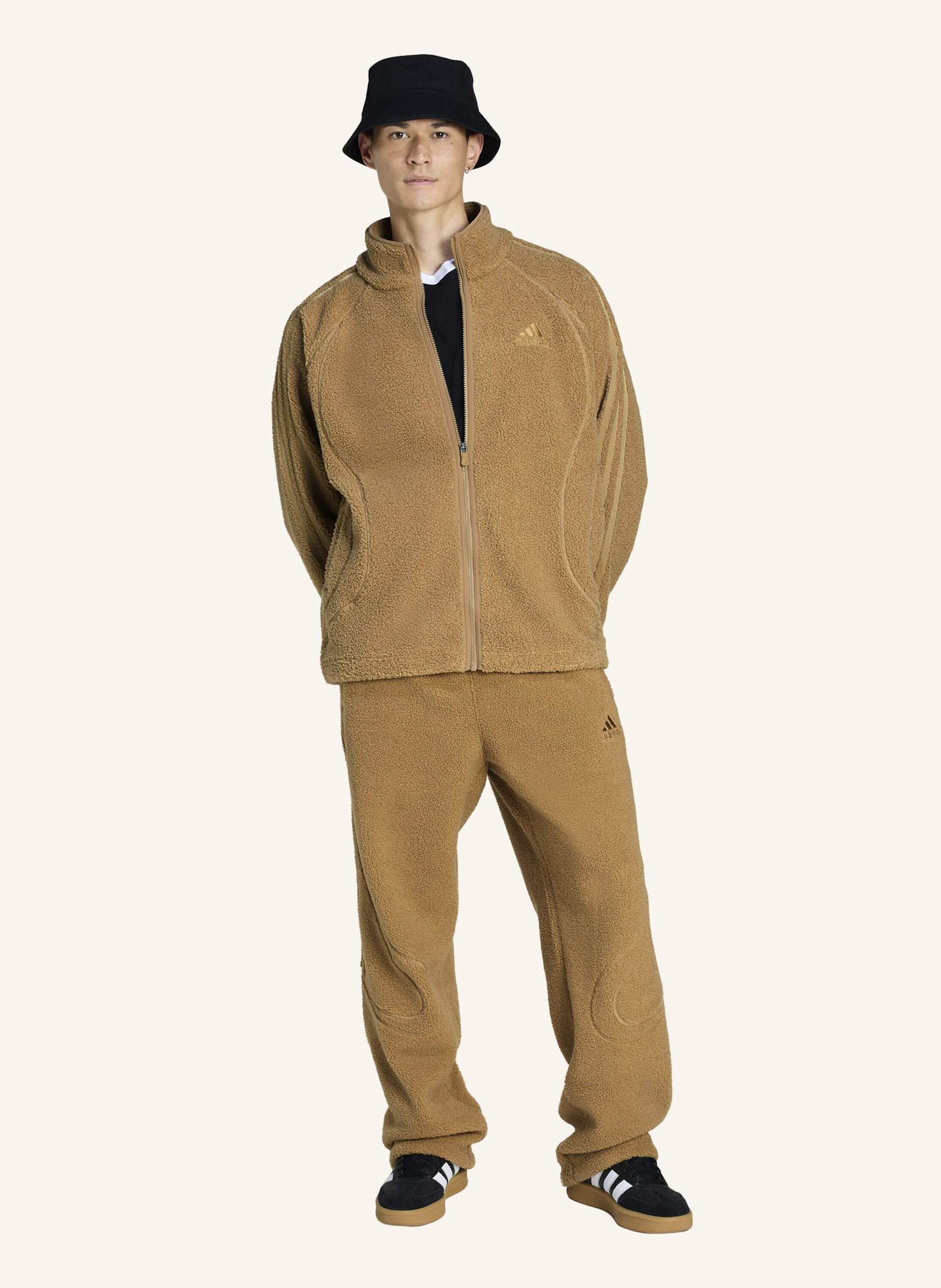 Thumbnail - Adidas Originals Borg Fleece Teamgeist Tracktop braun