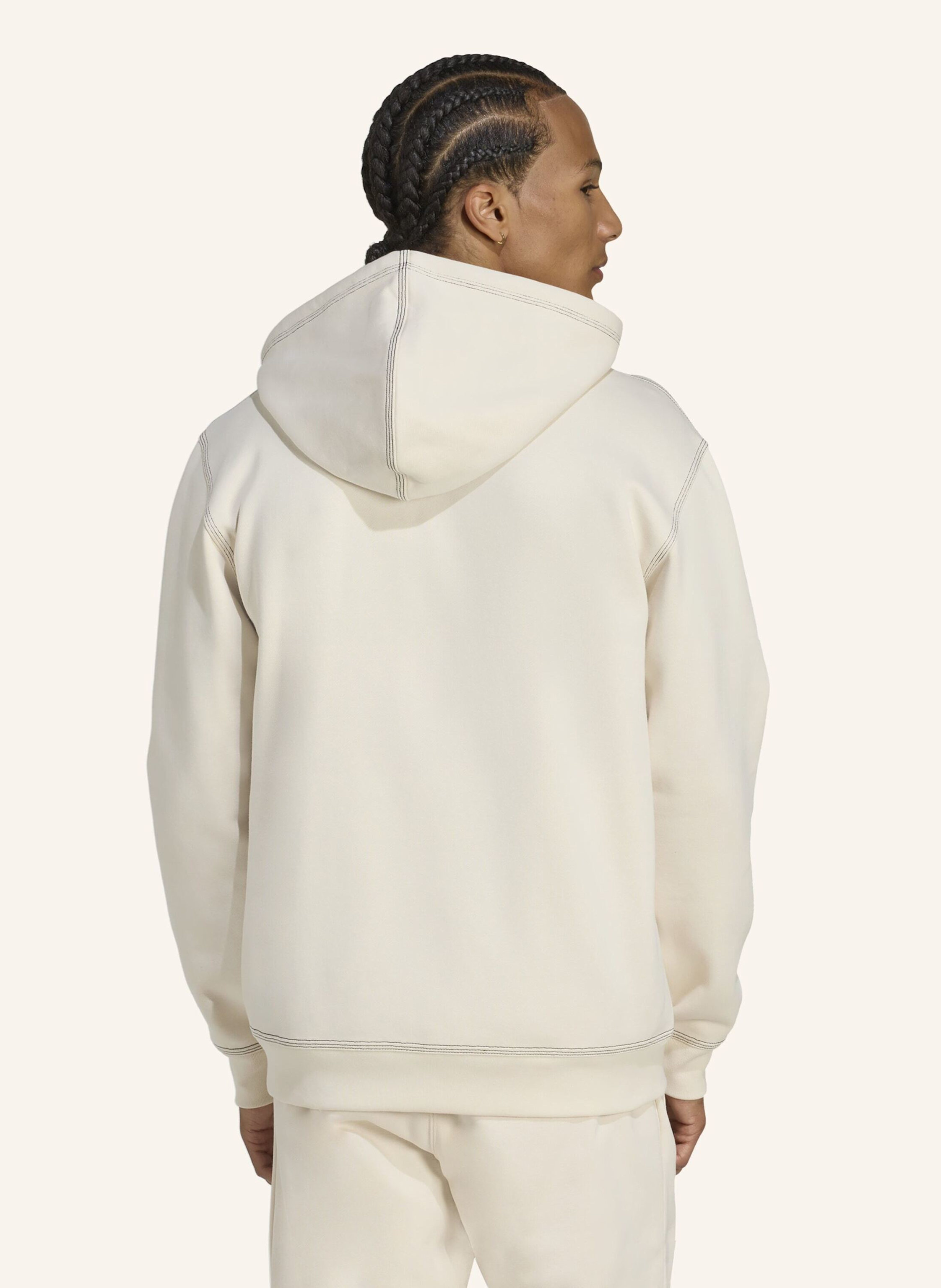 Thumbnail - Adidas Originals Essentials Trefoil Kapuzenjacke weiss