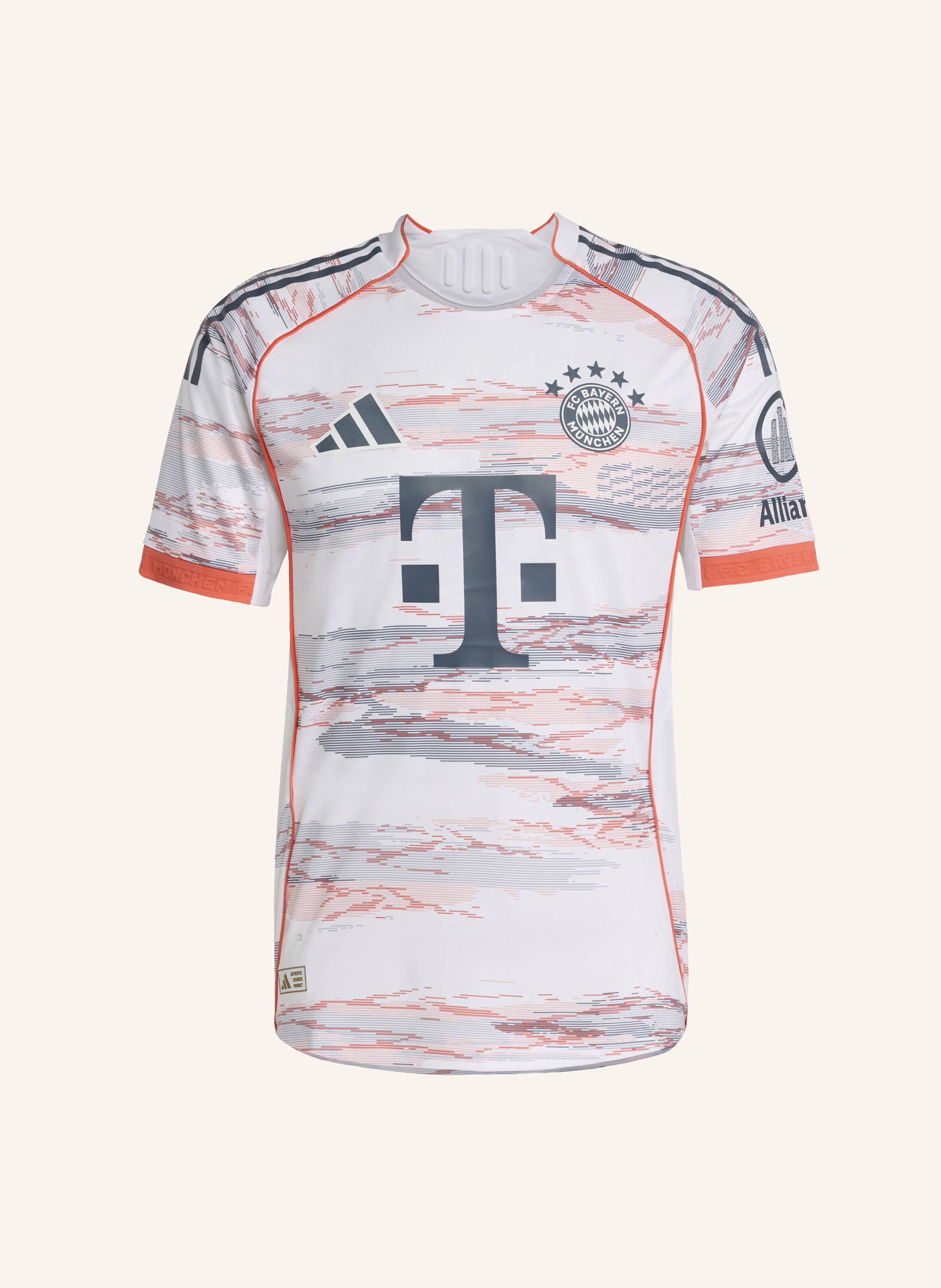 Adidas Fc Bayern München 25/26 Auswärtstrikot Authentic weiss