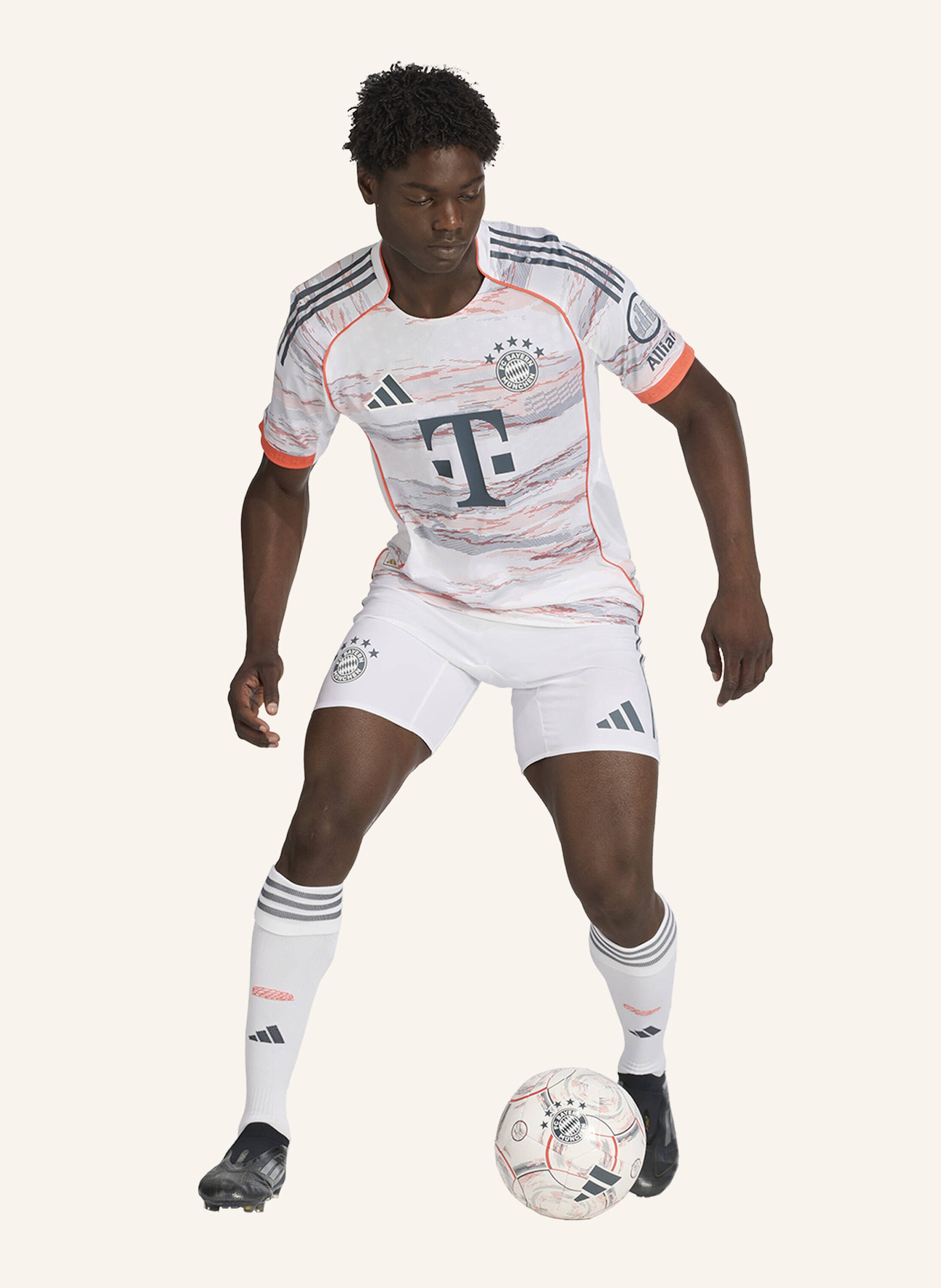 Thumbnail - Adidas Fc Bayern München 25/26 Auswärtstrikot Authentic weiss