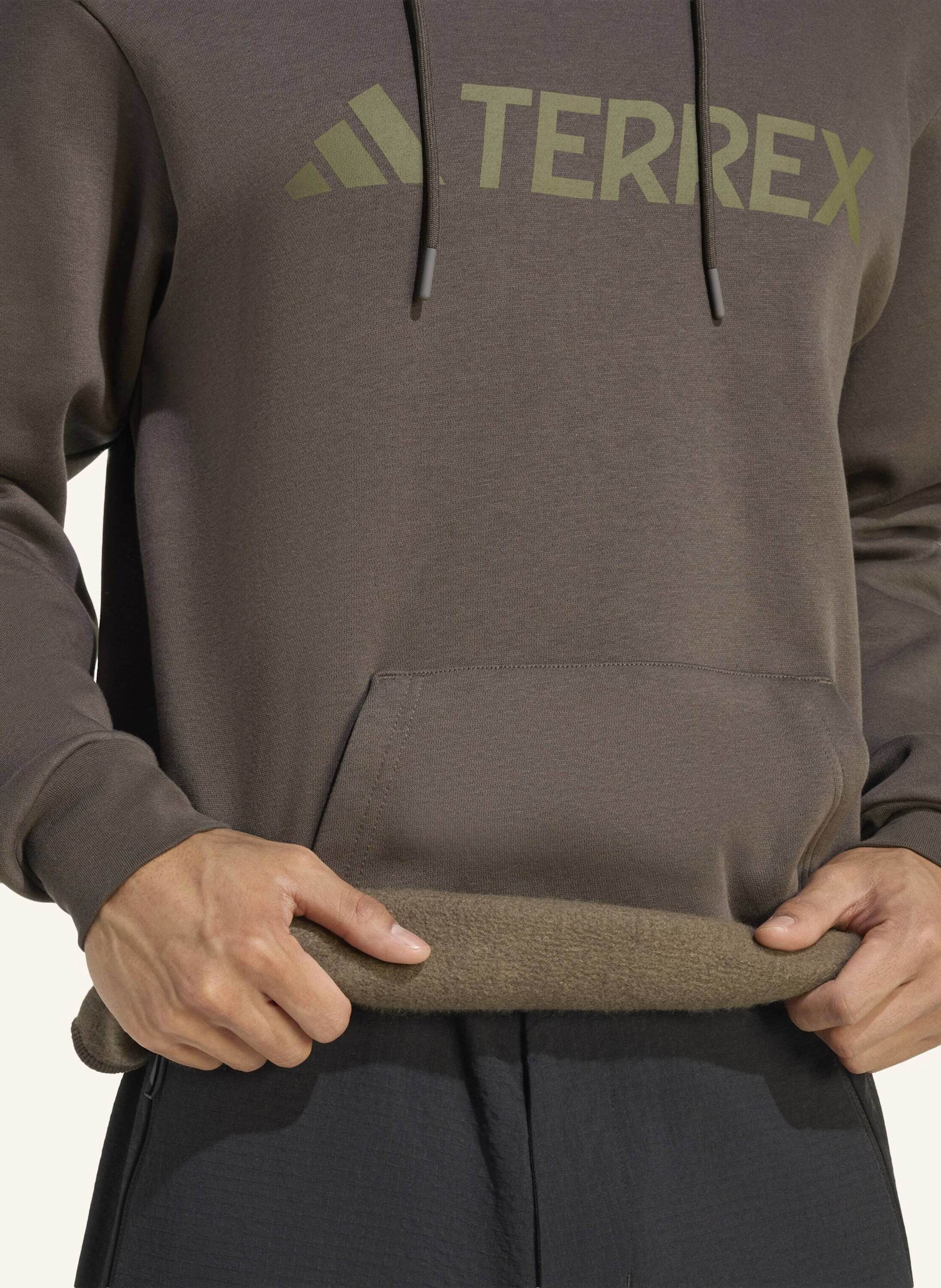 Thumbnail - Adidas Terrex Hoodie Terrex Multi Large Logo gruen