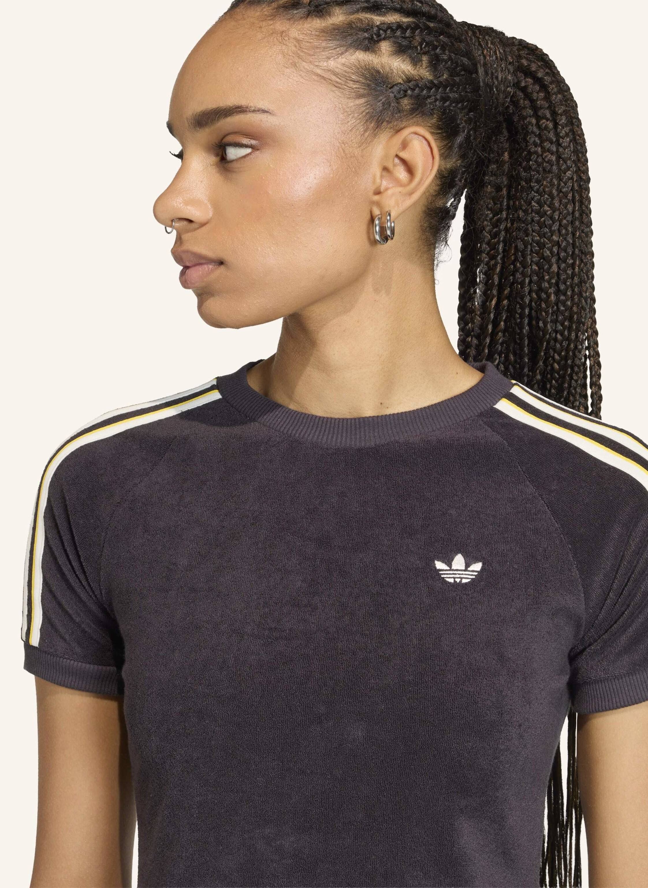 Thumbnail - Adidas Originals T-Shirt Terry Towel Cali Aus Frottee schwarz