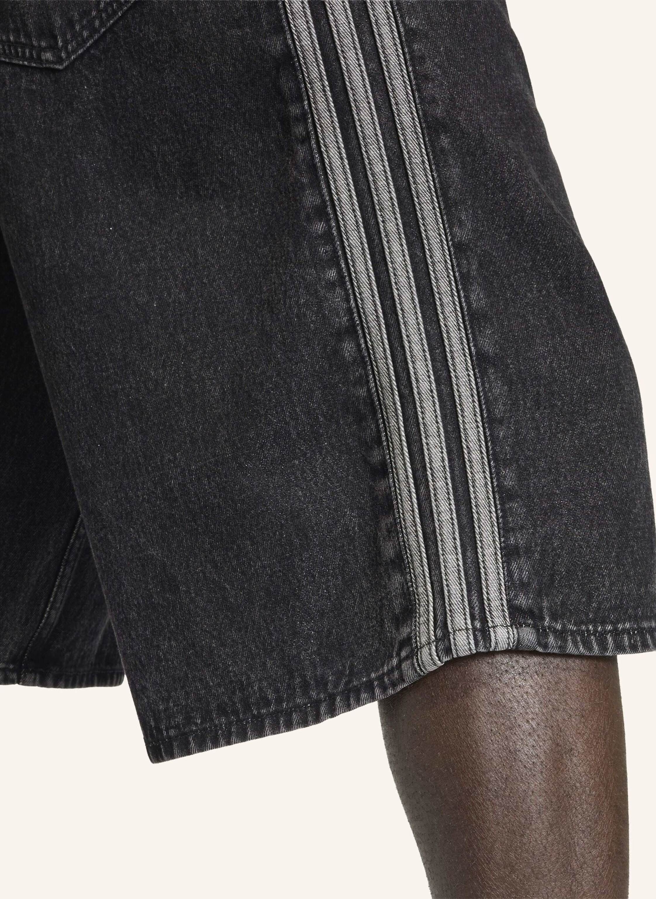 Thumbnail - Adidas Originals Firebird Adicolor Jeans-Shorts schwarz