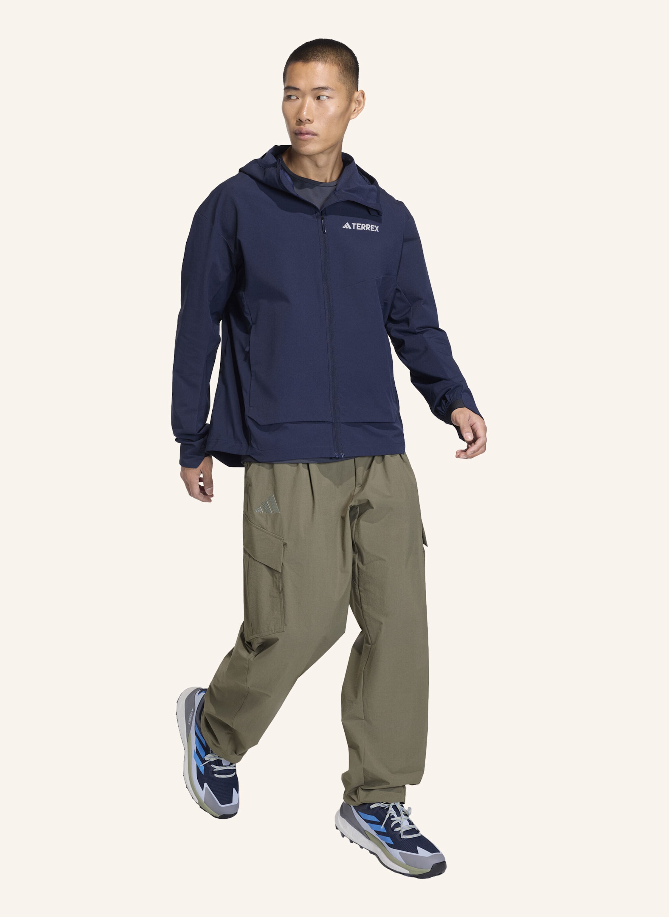 Thumbnail - Adidas Terrex Midlayer-Jacke Terrex Multi blau