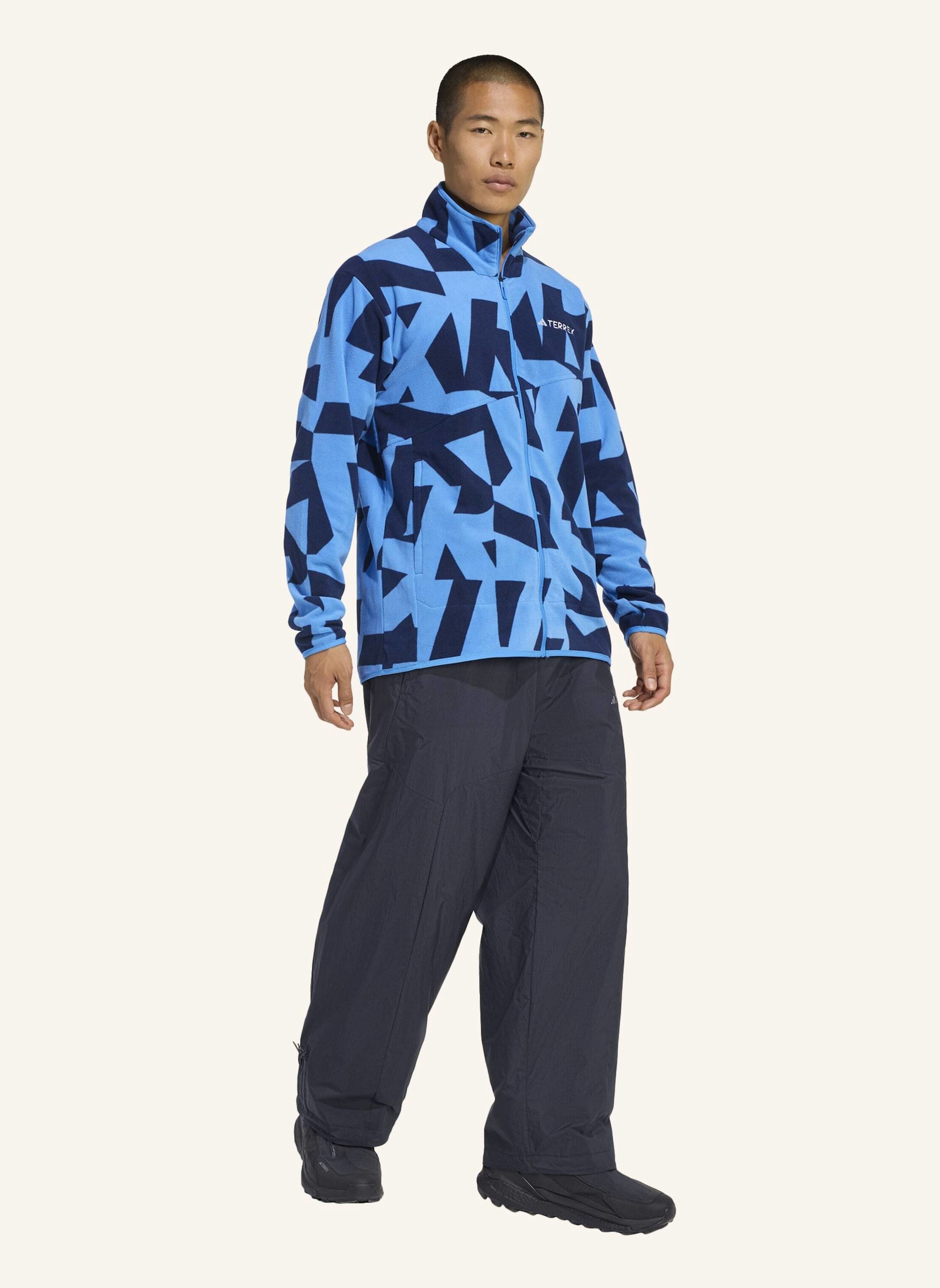 Thumbnail - Adidas Terrex Fleecejacke Terrex Multi Printed Full Zip blau