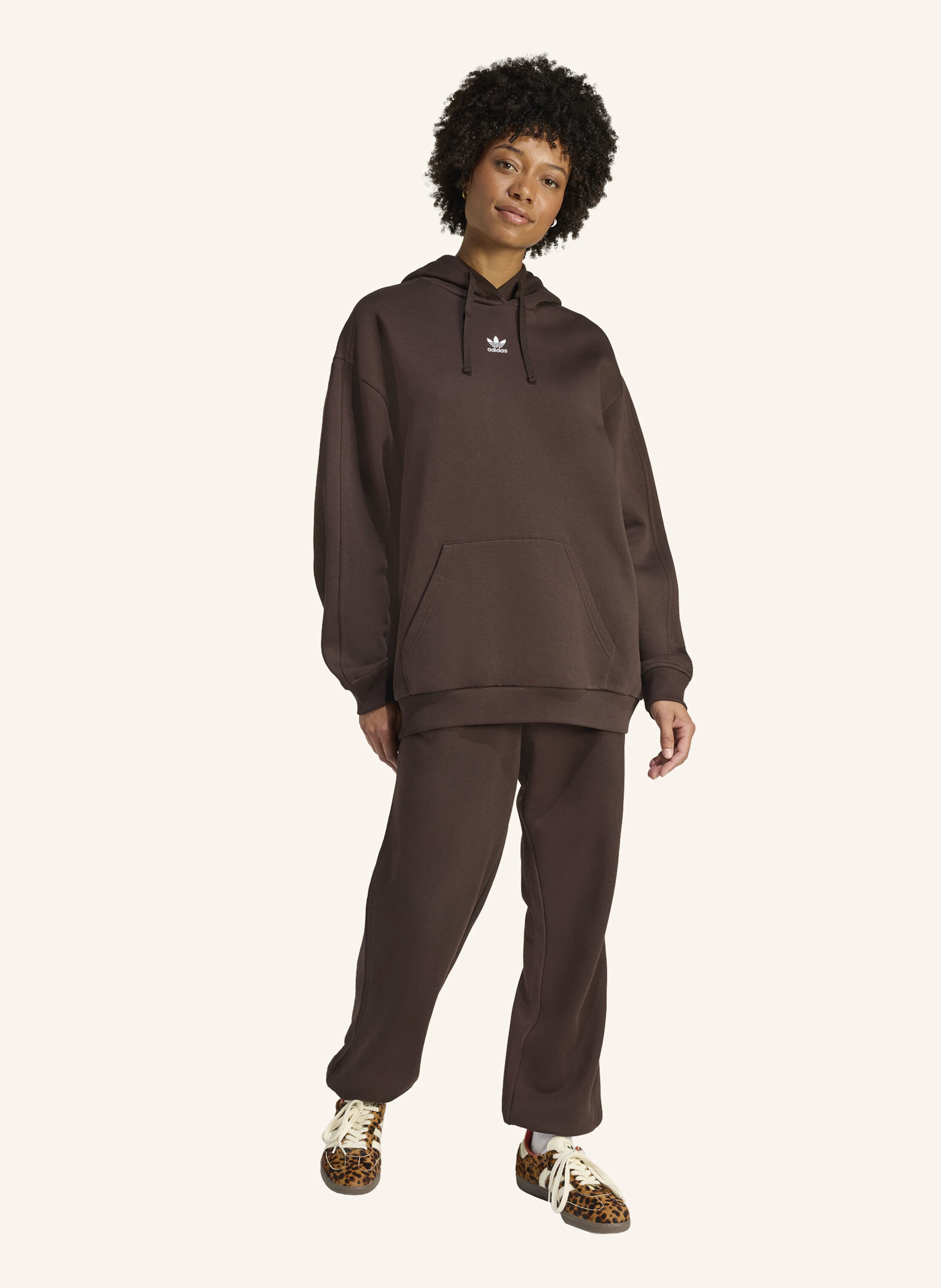 Thumbnail - Adidas Originals Essentials Oversized Hoodie braun