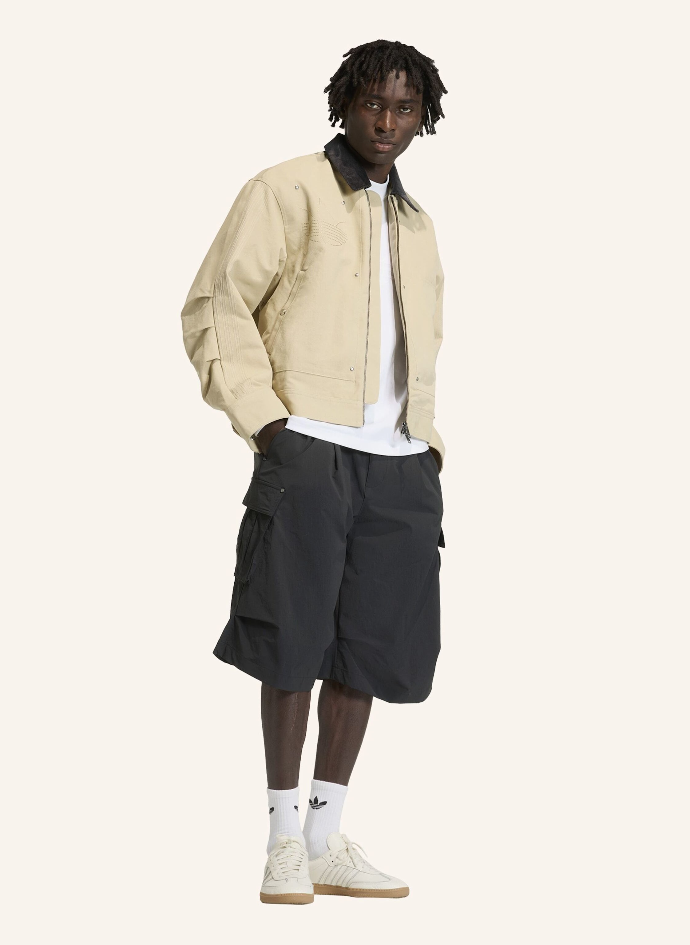 Thumbnail - Adidas Originals Premium Essentials Utility Long Shorts schwarz