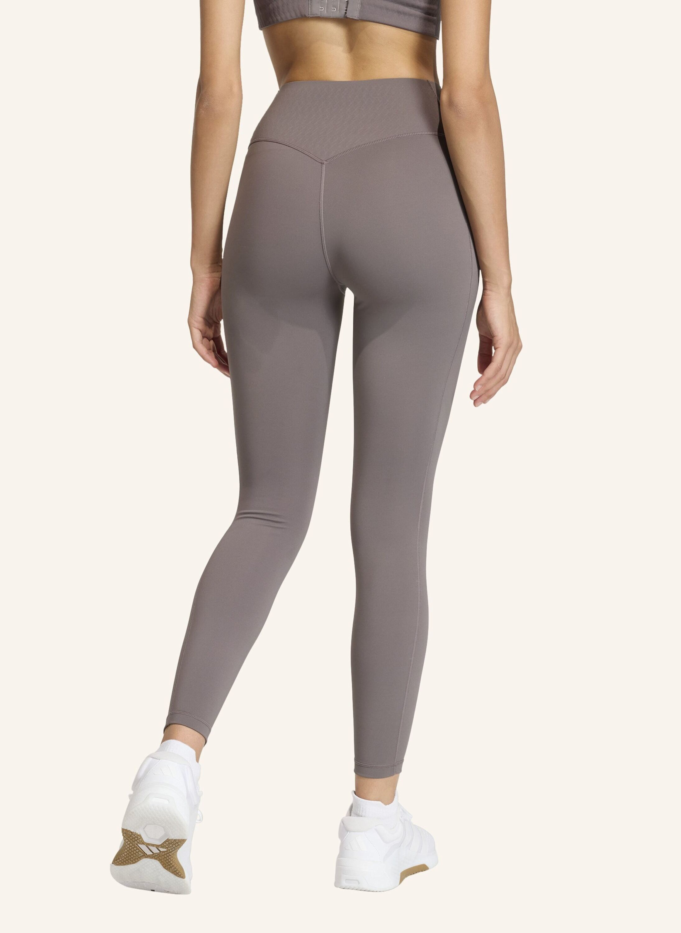 Thumbnail - Adidas Optime Power 7/8 Leggings braun