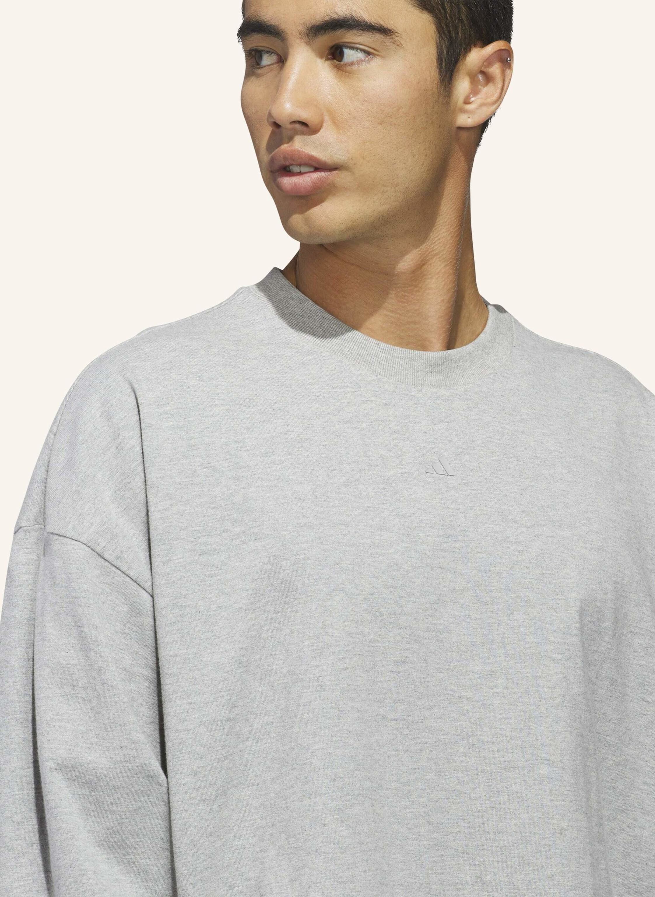 Thumbnail - Adidas Adidas Basketball Longsleeve – Genderneutral grau