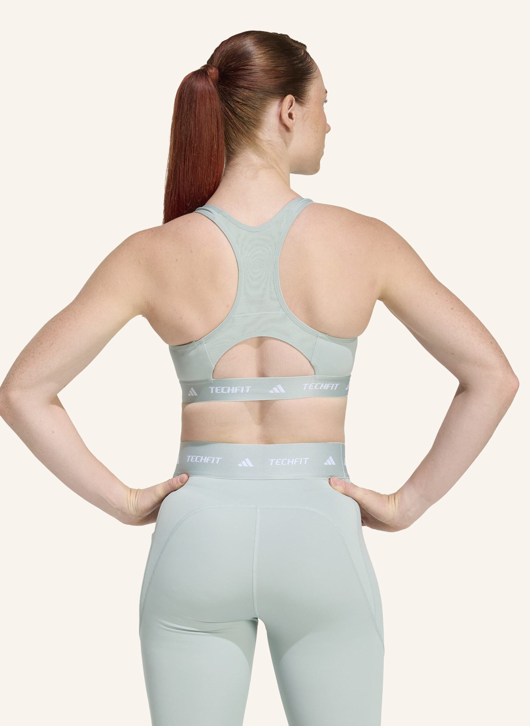 Thumbnail - Adidas Sport-Bh Techfit gruen