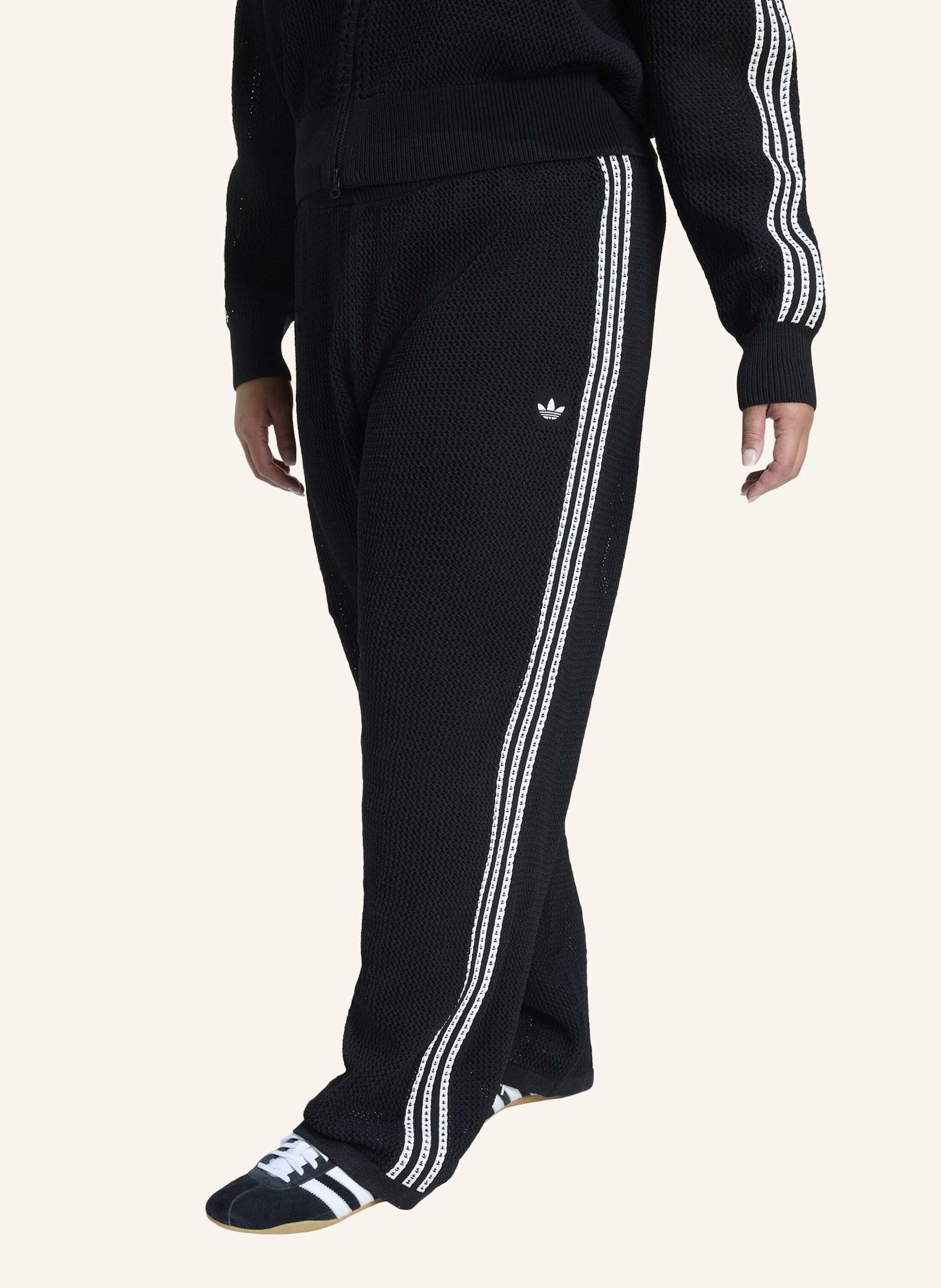 Thumbnail - Adidas Originals Knitted Crochet Firebird Trainingshose schwarz