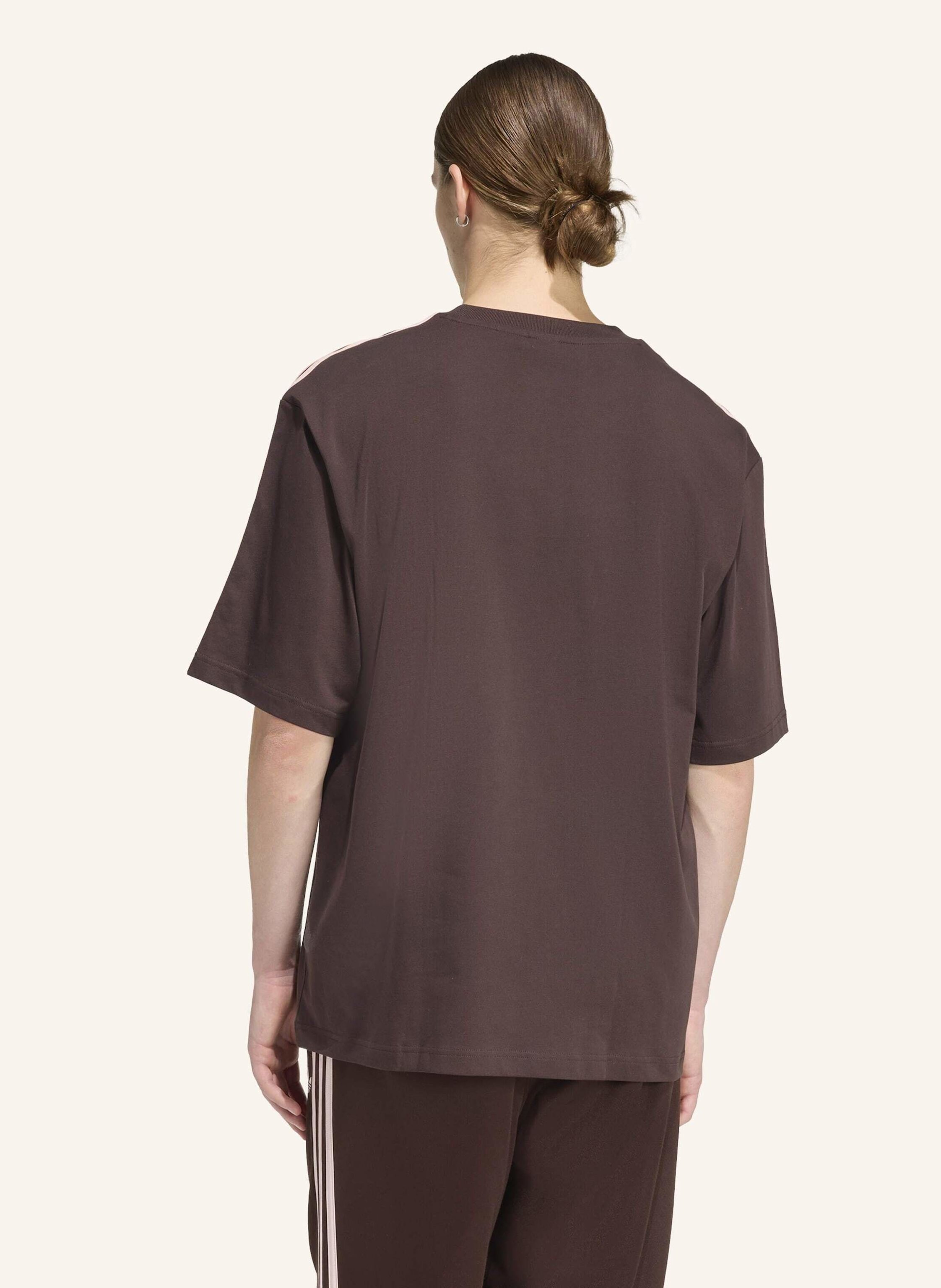 Thumbnail - Adidas Originals Oversized-Shirt 3-Streifen braun