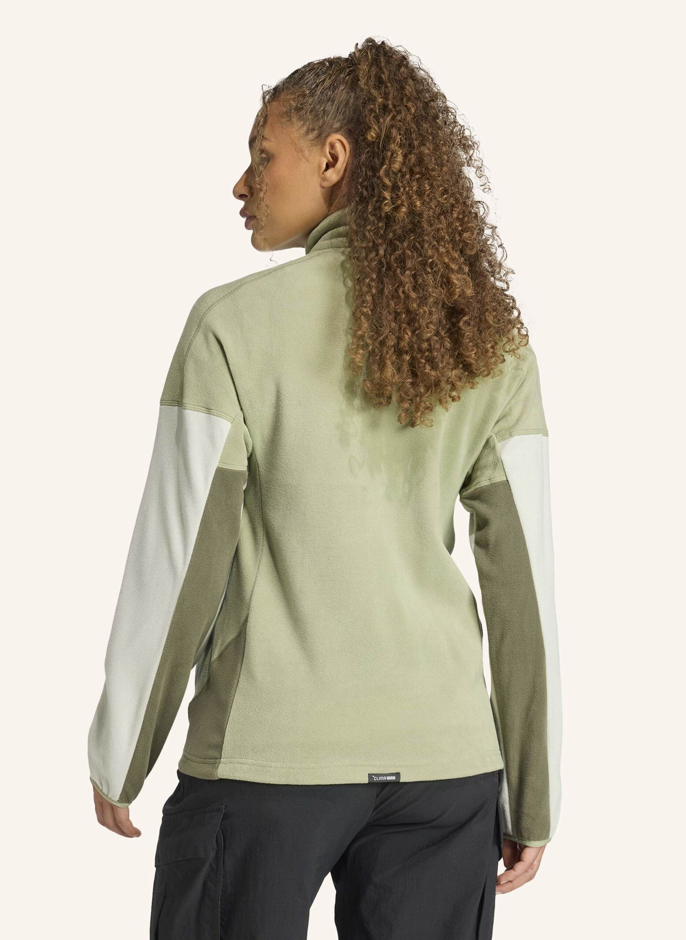 Thumbnail - Adidas Terrex Fleece-Troyer Terrex Multi Climawarm gruen