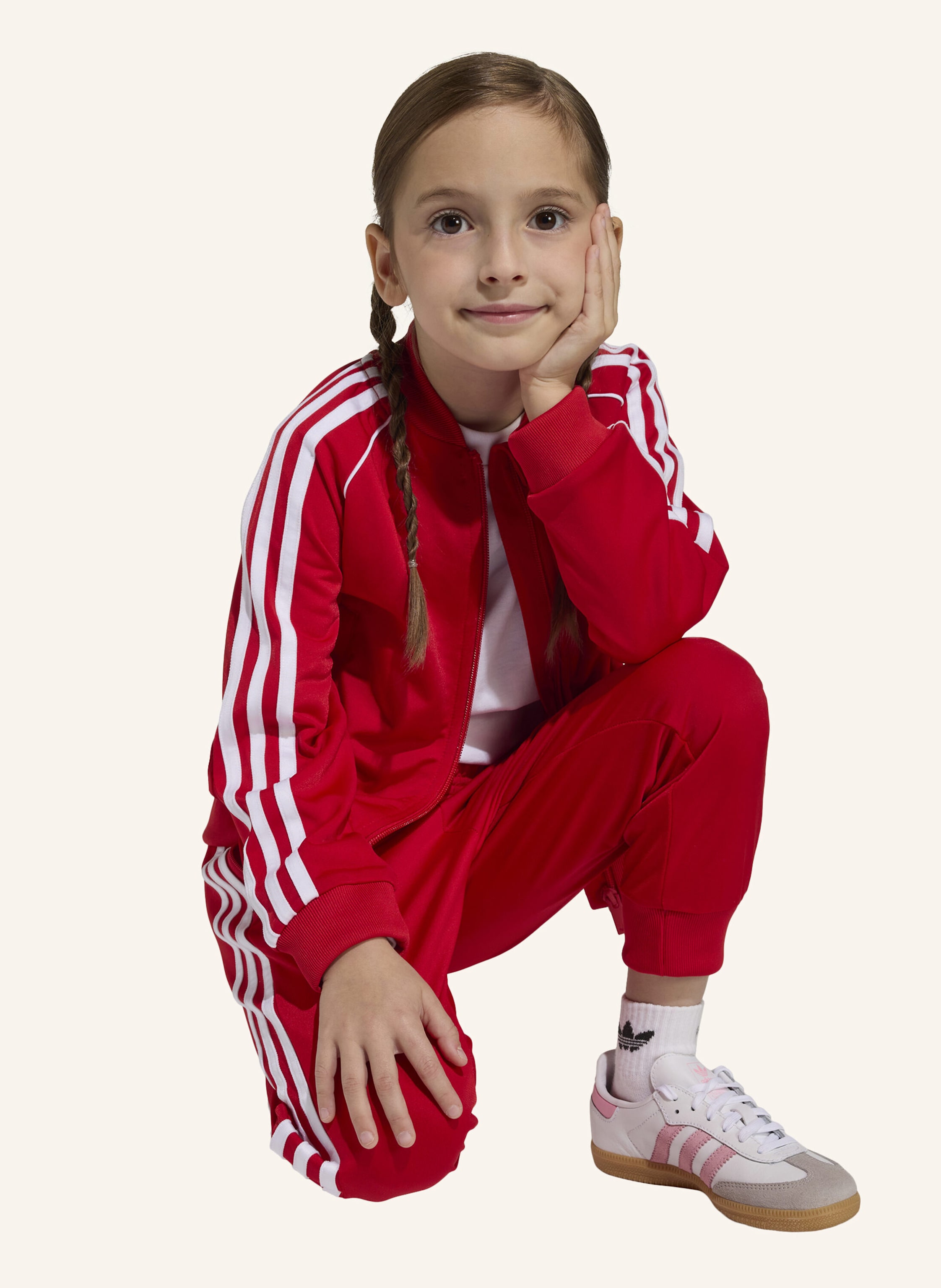 Thumbnail - Adidas Originals Sst Trainingsanzug rot