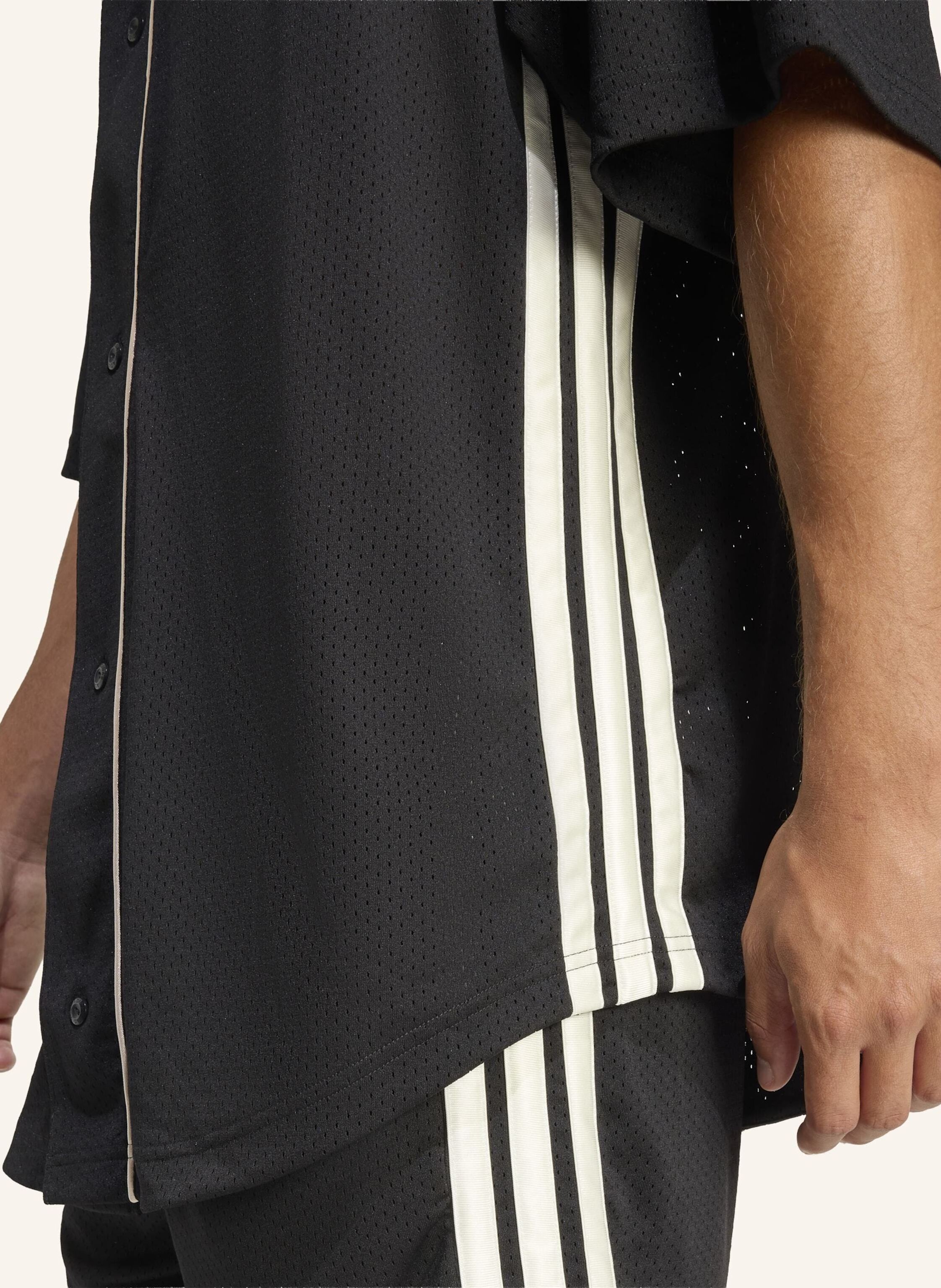 Thumbnail - Adidas Stadium Mesh Baseballshirt schwarz