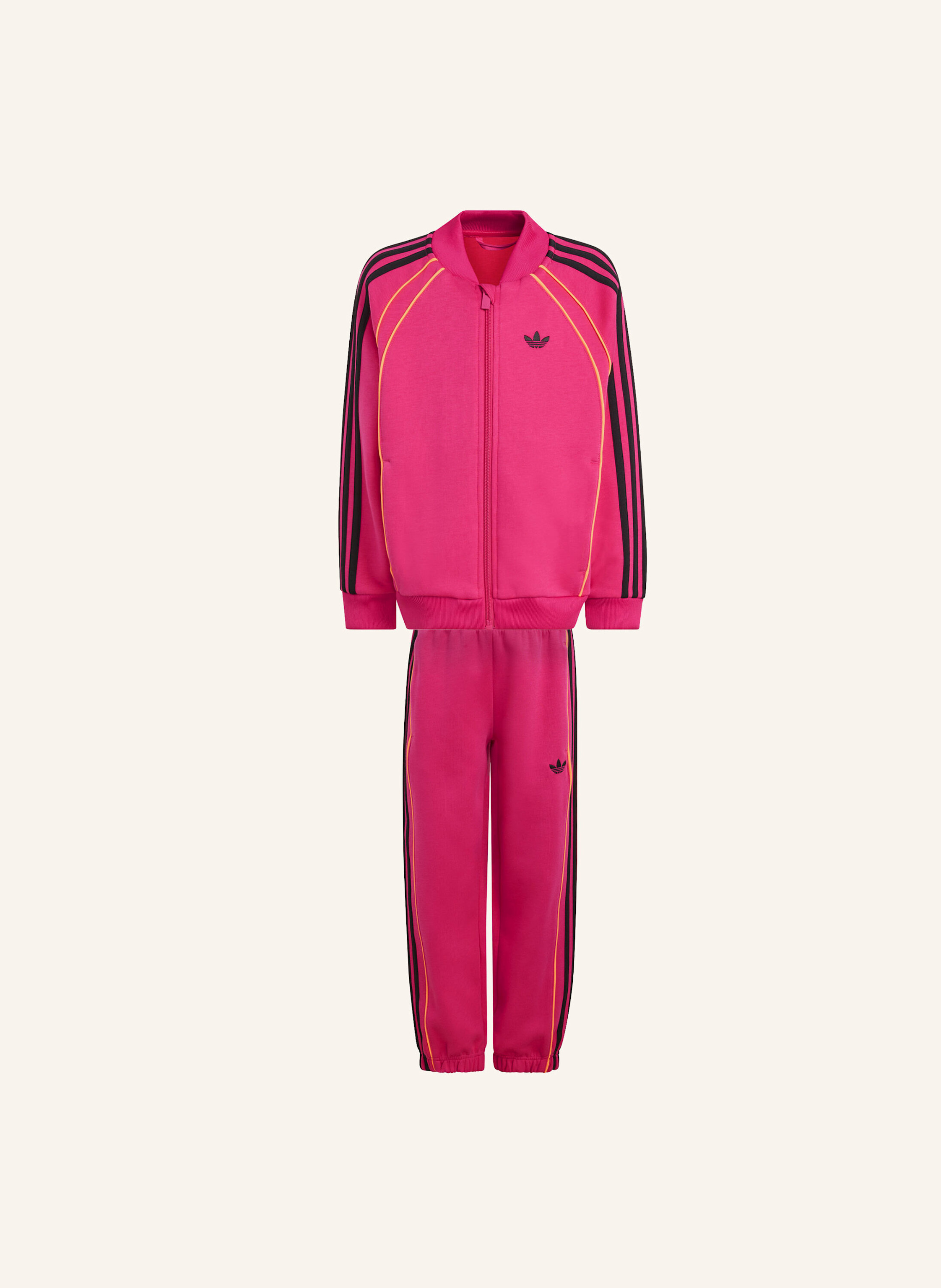 Adidas Originals Adidas Originals Trainingsanzug, Locker Geschnitten pink in ROT/ ORANGE/ SCHWARZ