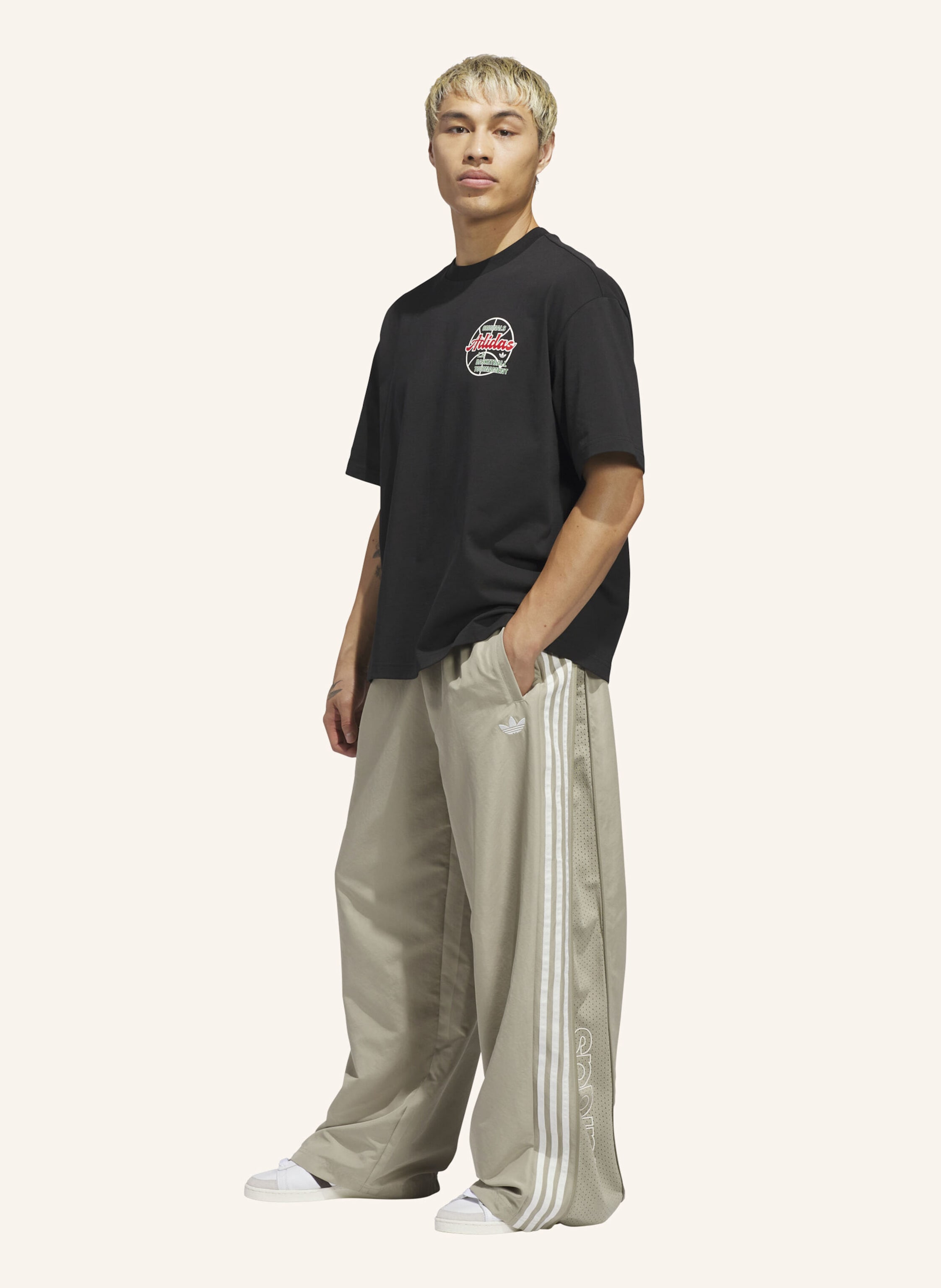 Thumbnail - Adidas Originals Originals Basketball Windbreaker Hose braun